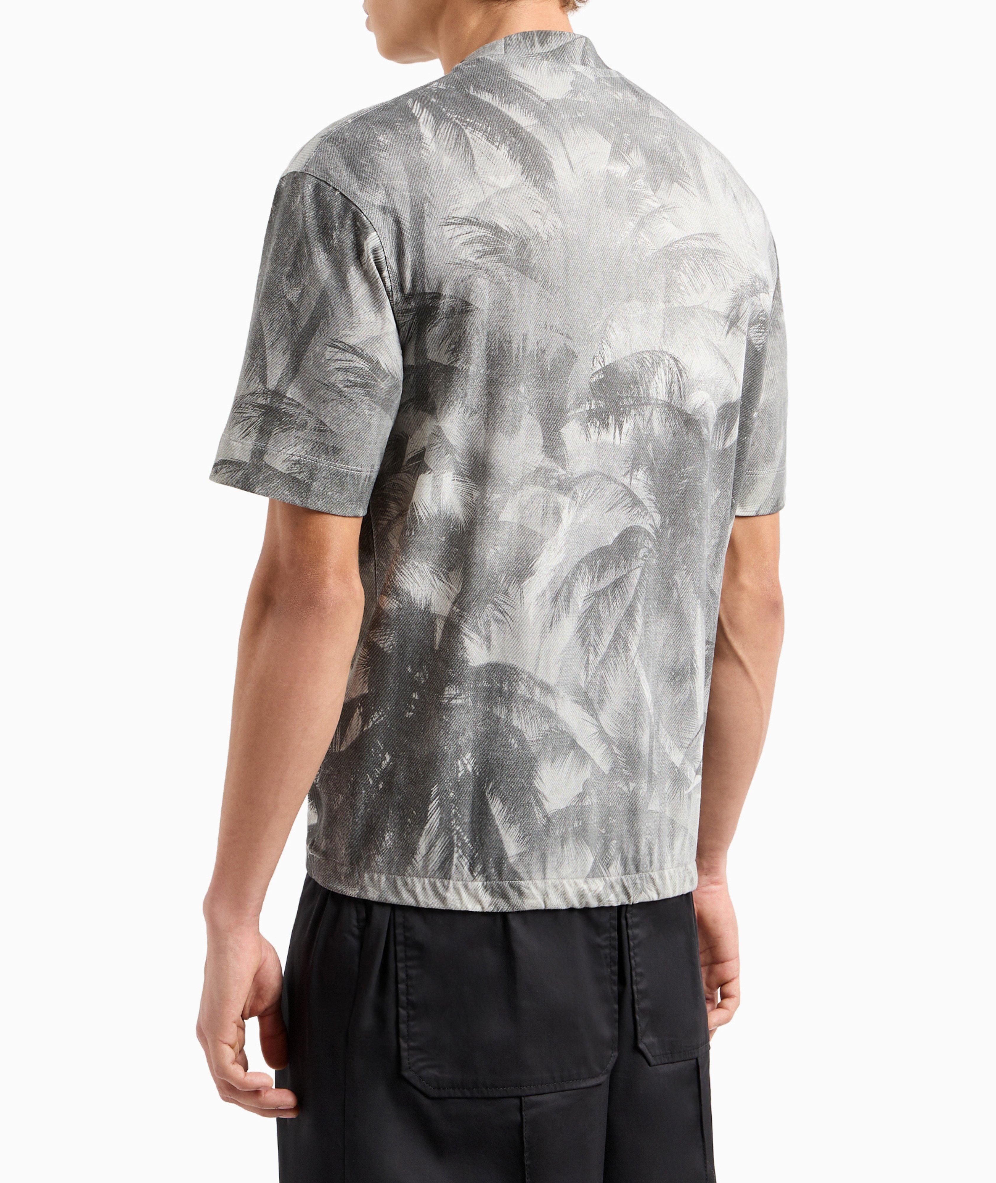 T-shirt en jersey de coton à motif de palmiers image 2