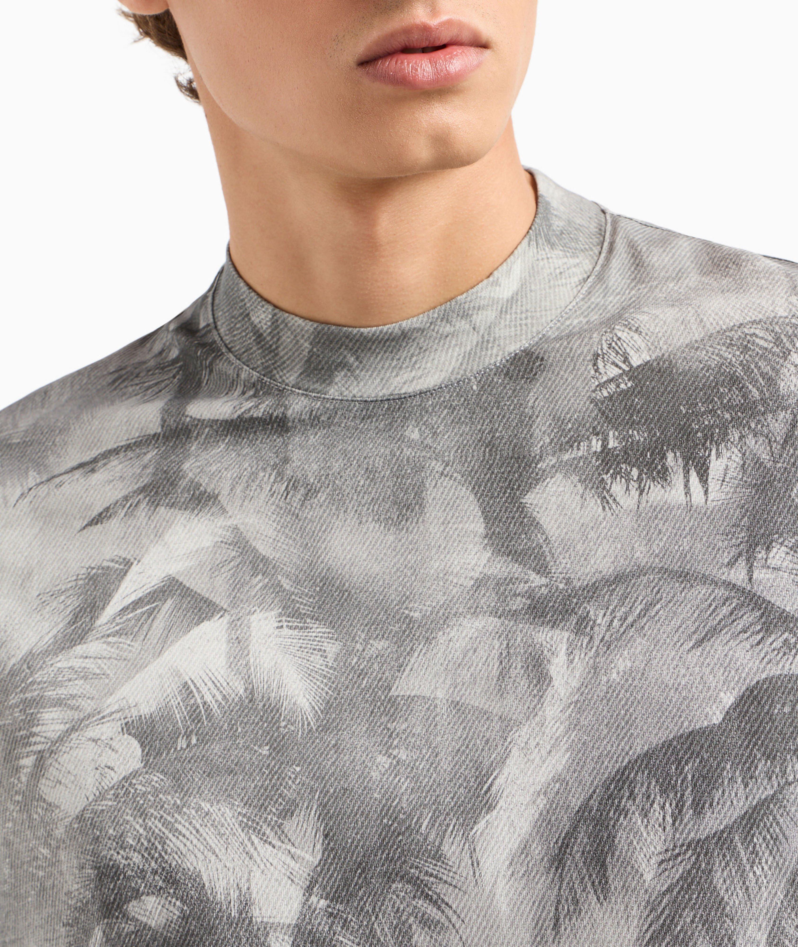 T-shirt en jersey de coton à motif de palmiers image 3