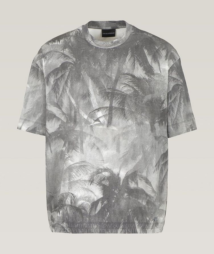 Palm Tree Cotton Jersey T-Shirt image 0
