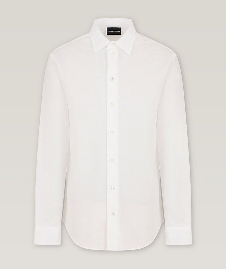 Jacquard Herringbone Dress Shirt image 0