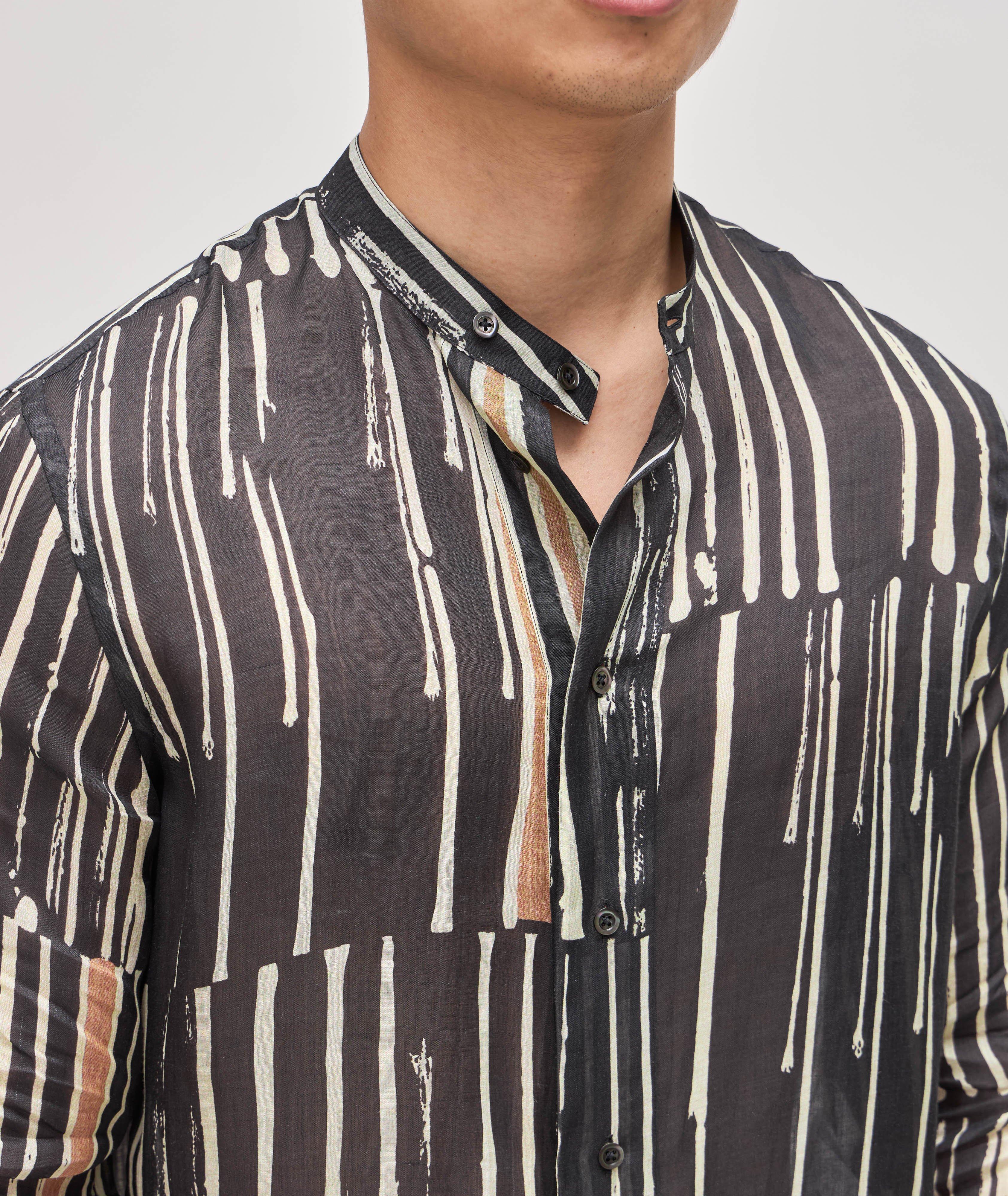 Smudged Stripe Sport Shirt  image 3