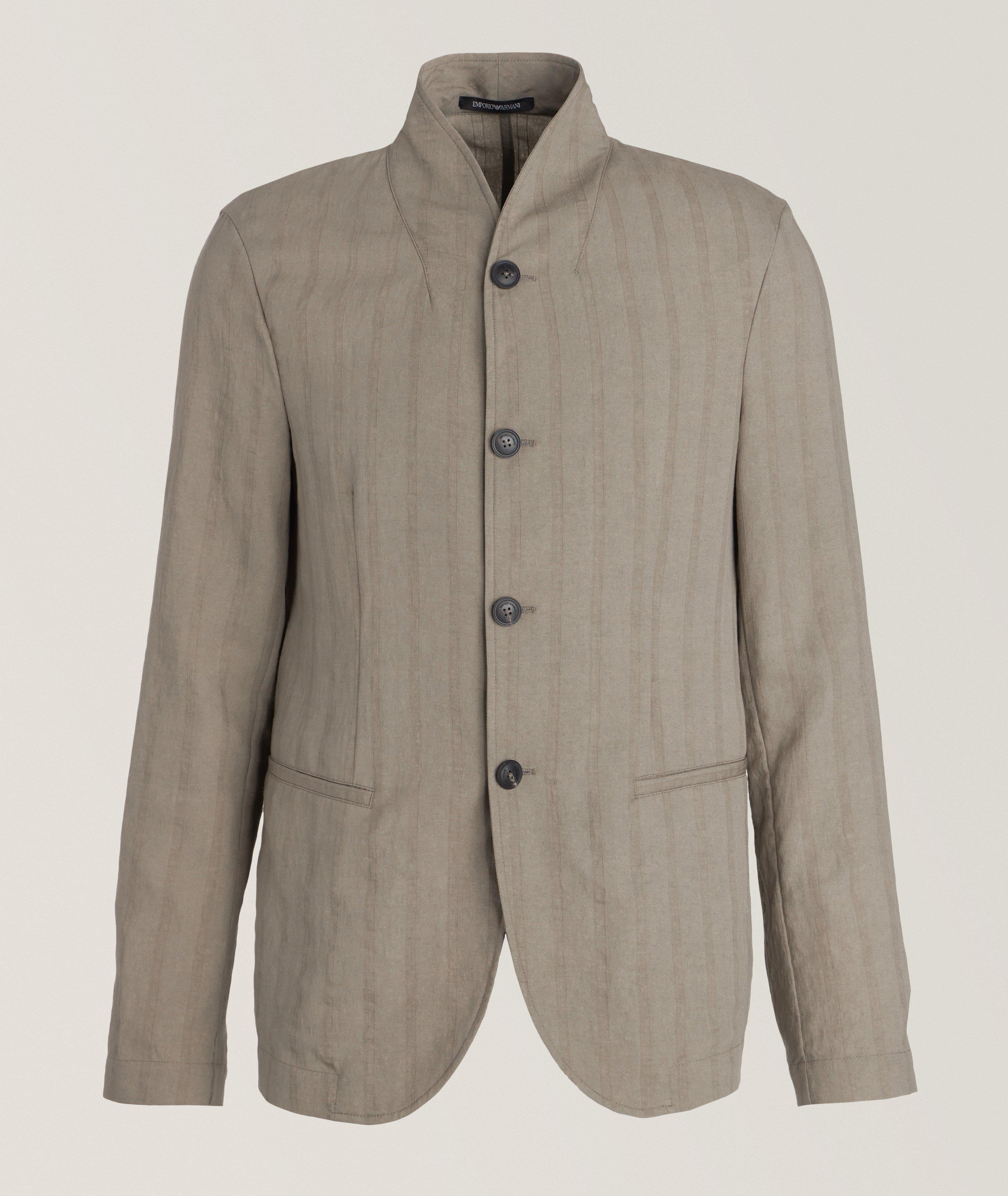 Emporio Armani Textured Stripes Sport Jacket 