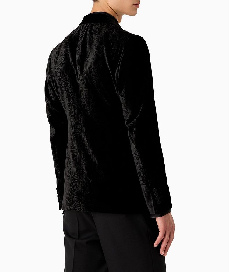 Velvet Embossed Tuxedo Jacket image 2