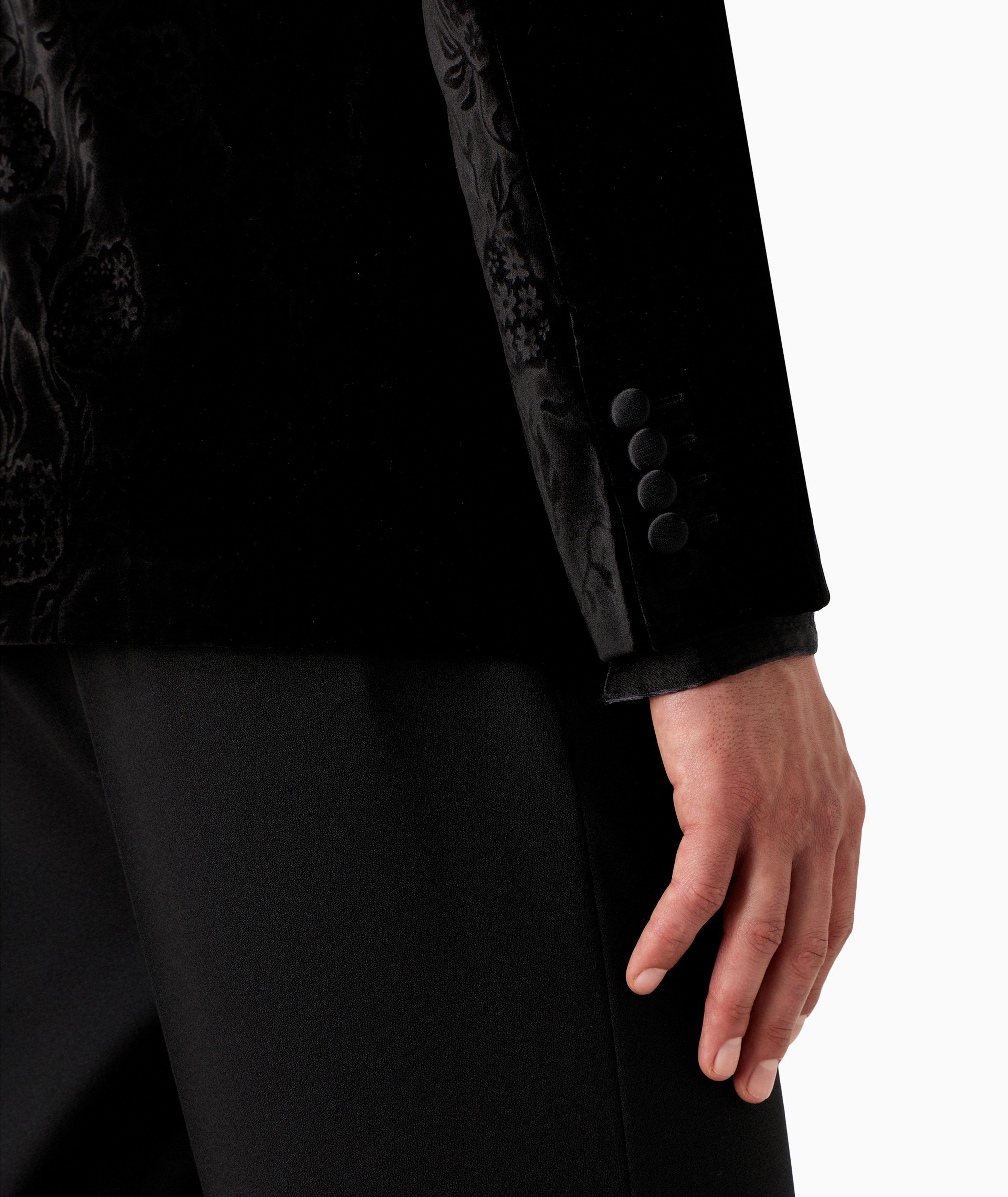 Velvet Embossed Tuxedo Jacket image 3