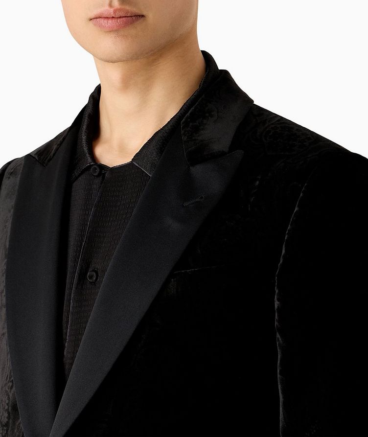 Velvet Embossed Tuxedo Jacket image 4