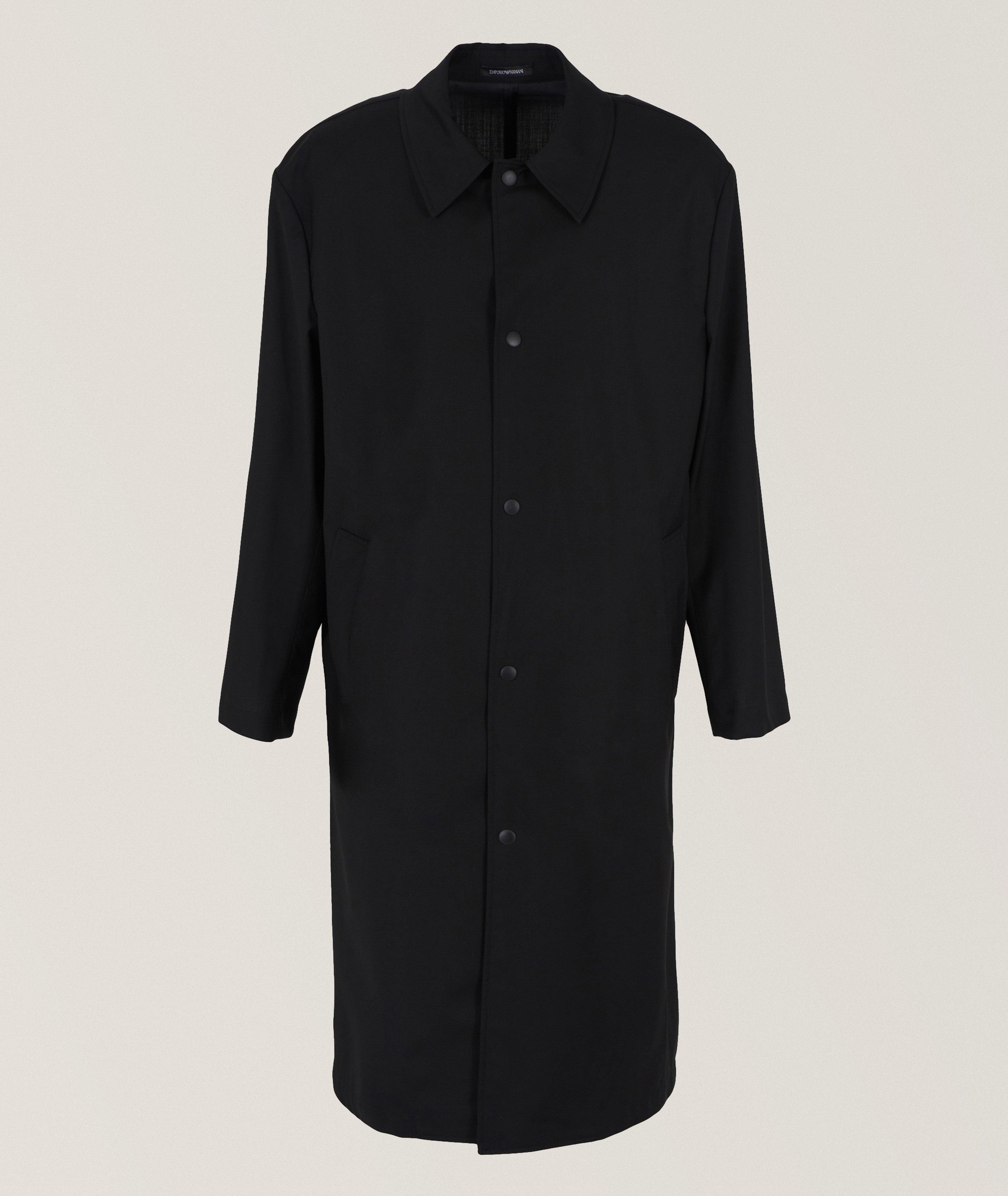 Virgin Wool Trench Coat image 0