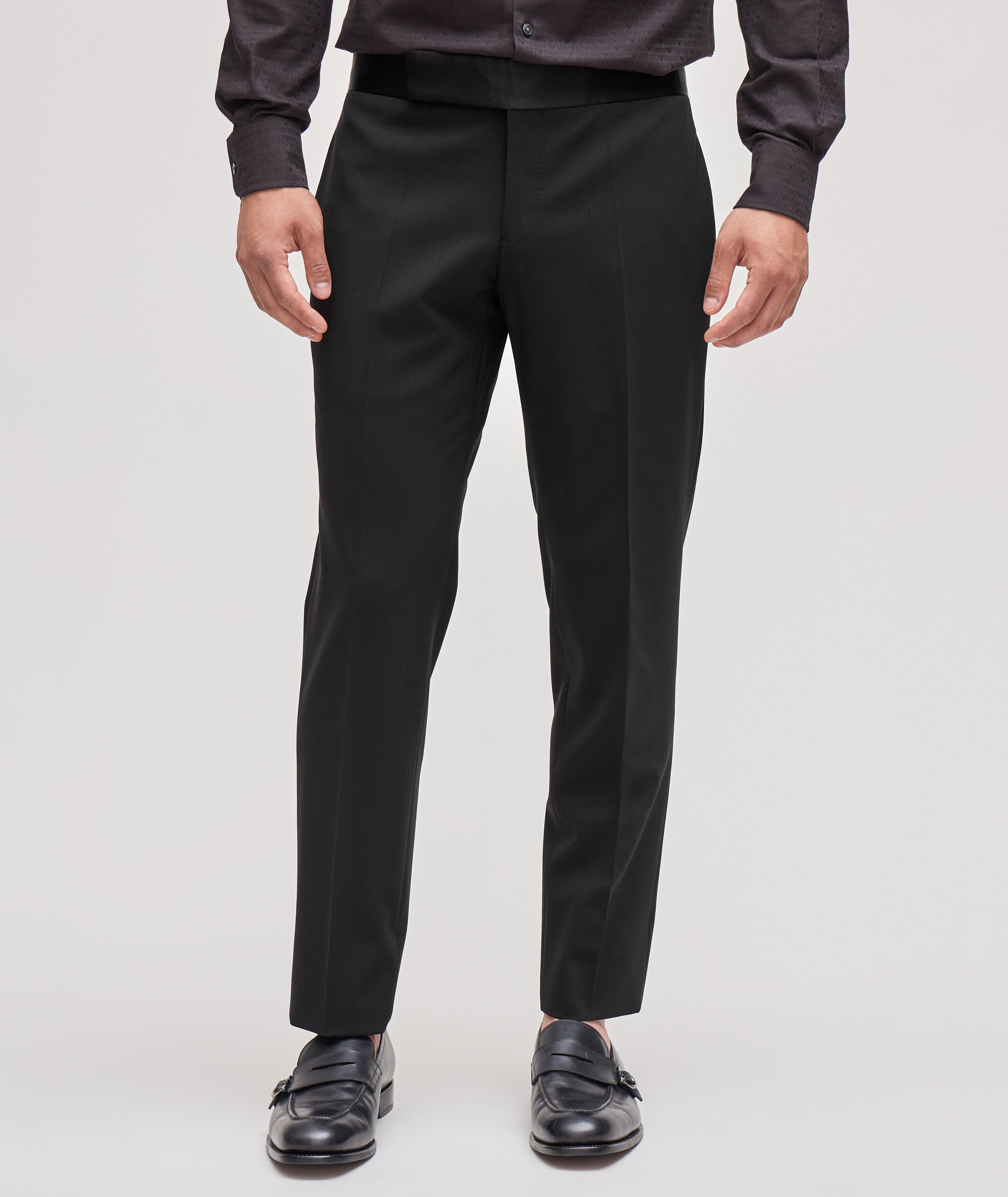 Stretch Wool Tuxedo Pants  image 1