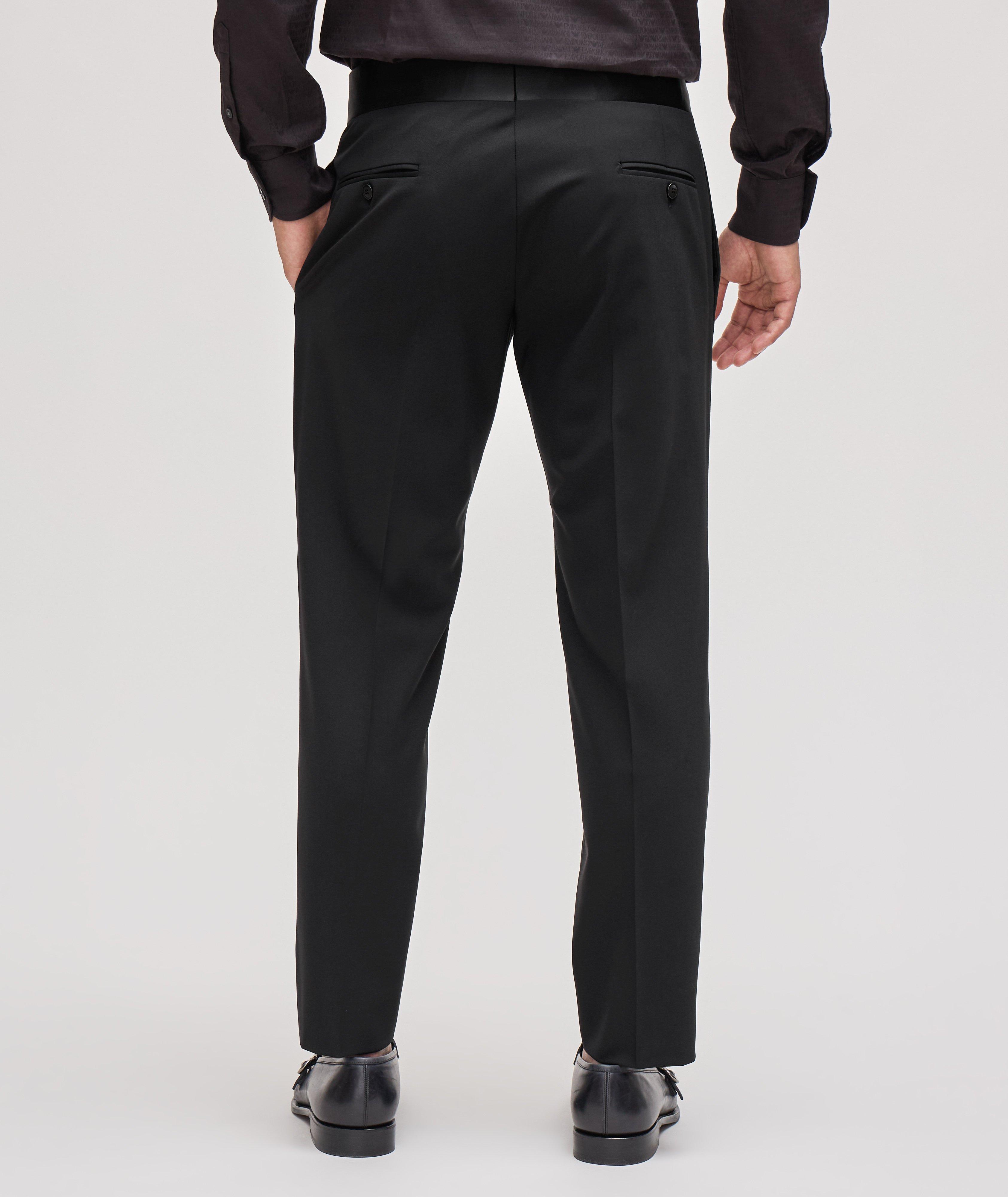 Stretch Wool Tuxedo Pants  image 2