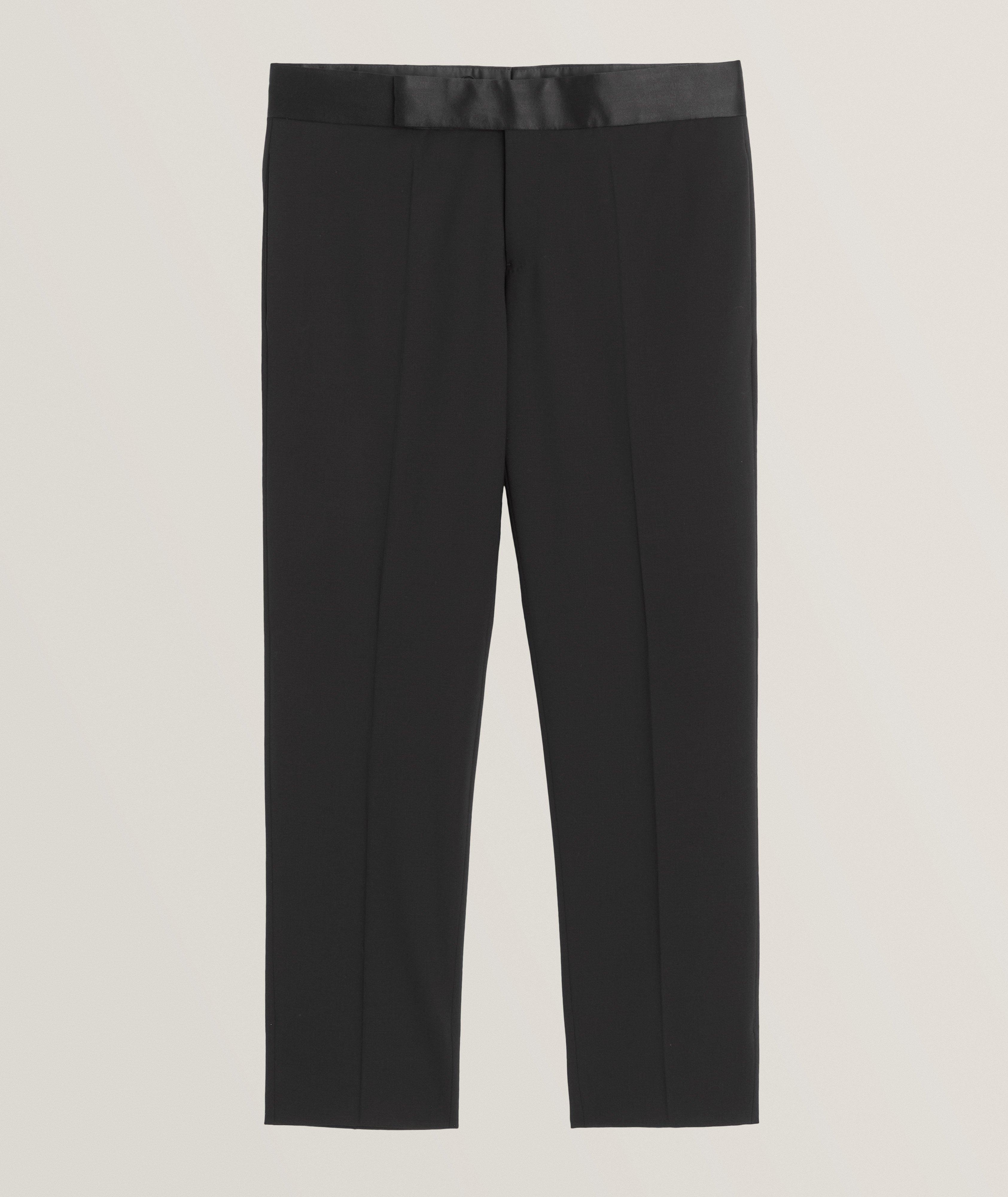 Stretch Wool Tuxedo Pants  image 0