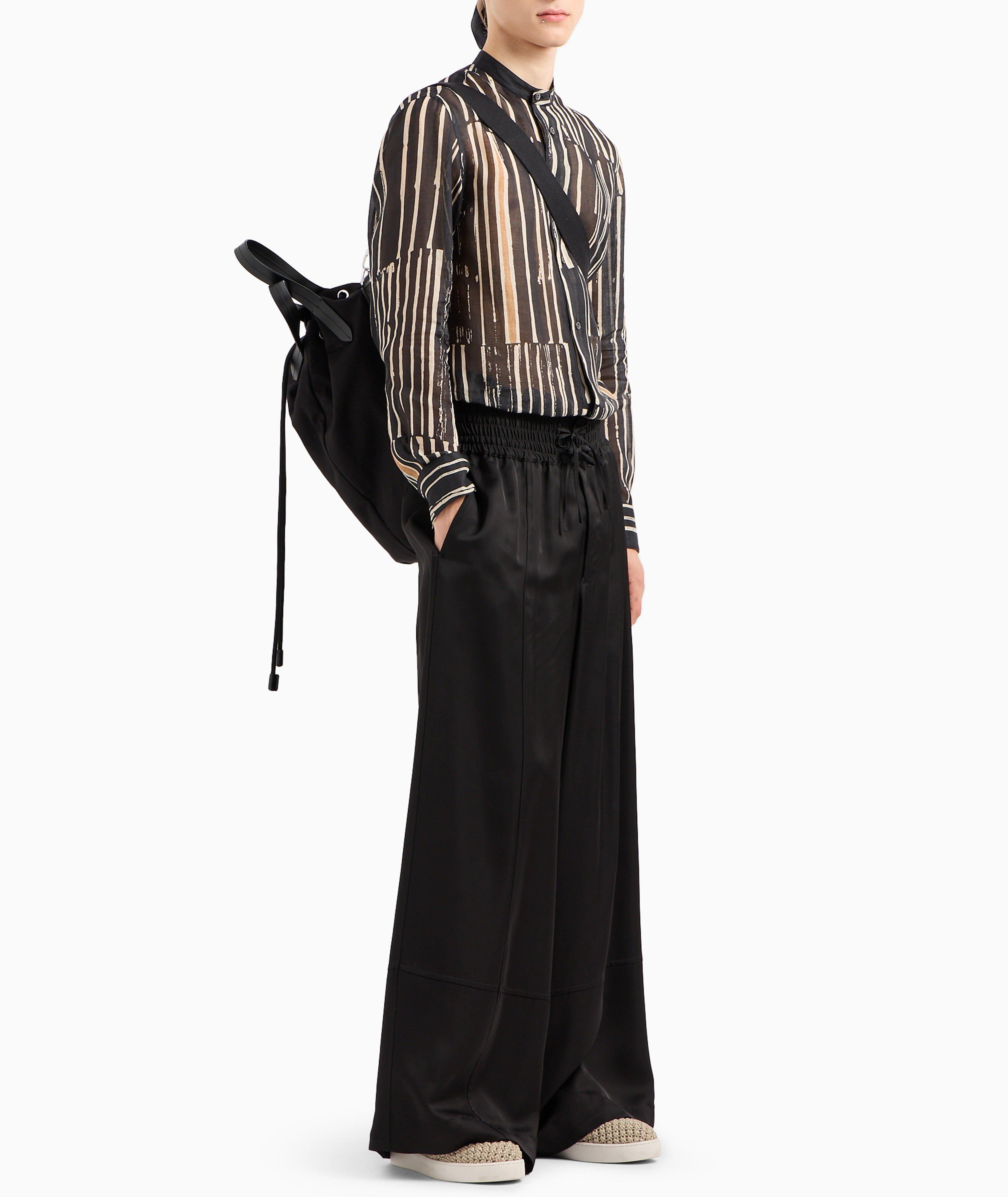 Drawstring Palazzo Pants image 4