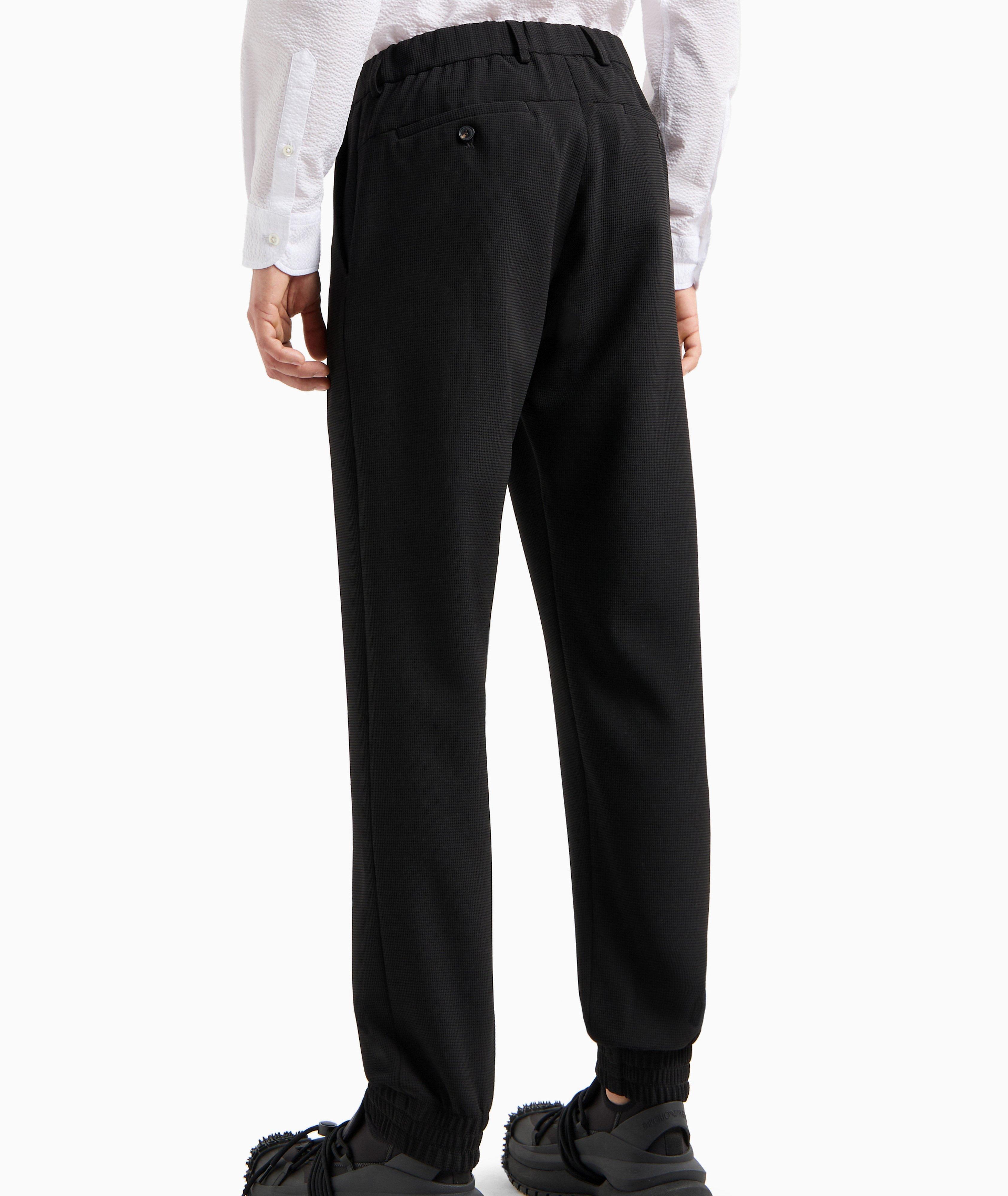 Micro Texture Crepe Jogger Dress Pants image 2