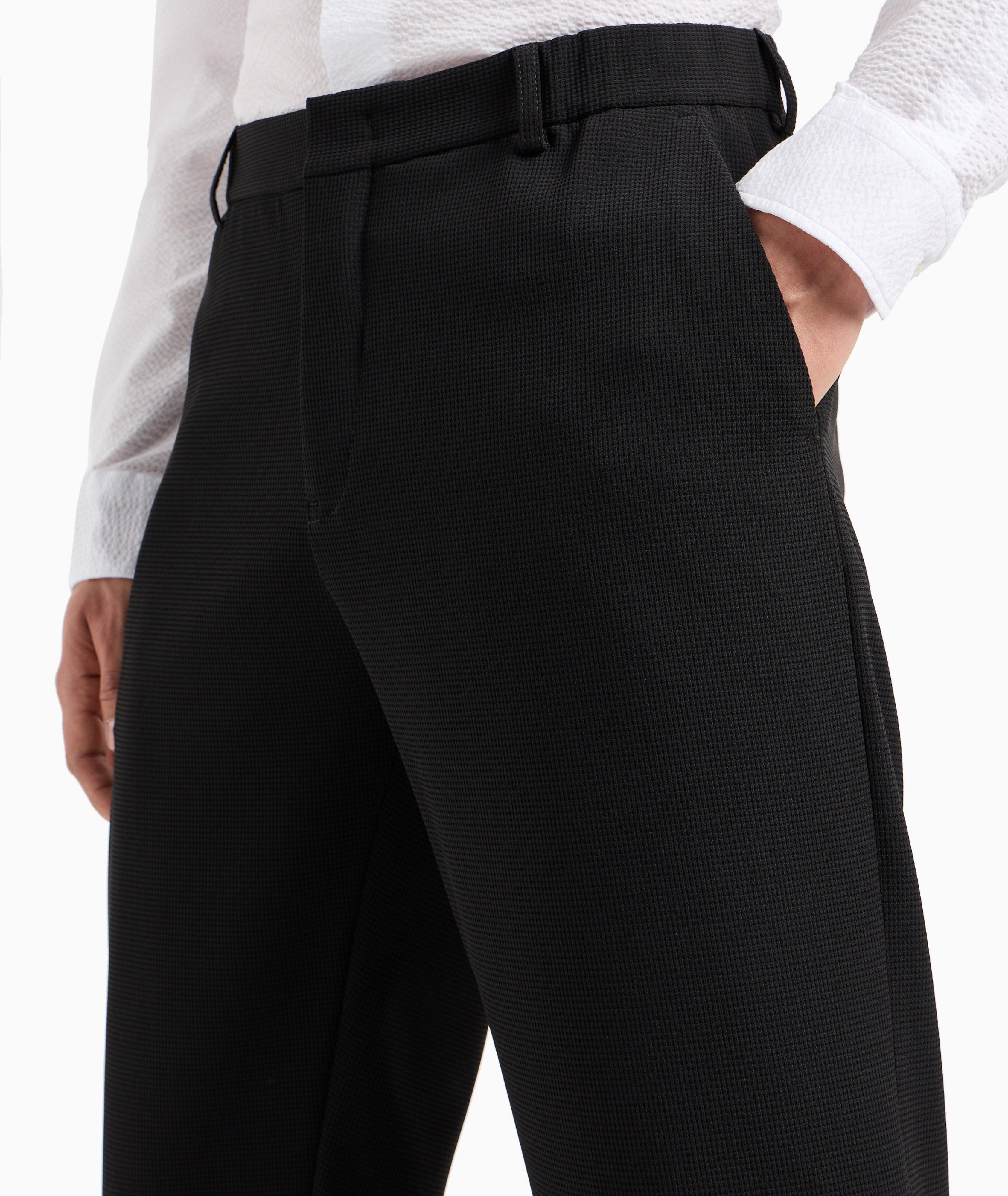 Micro Texture Crepe Jogger Dress Pants image 3