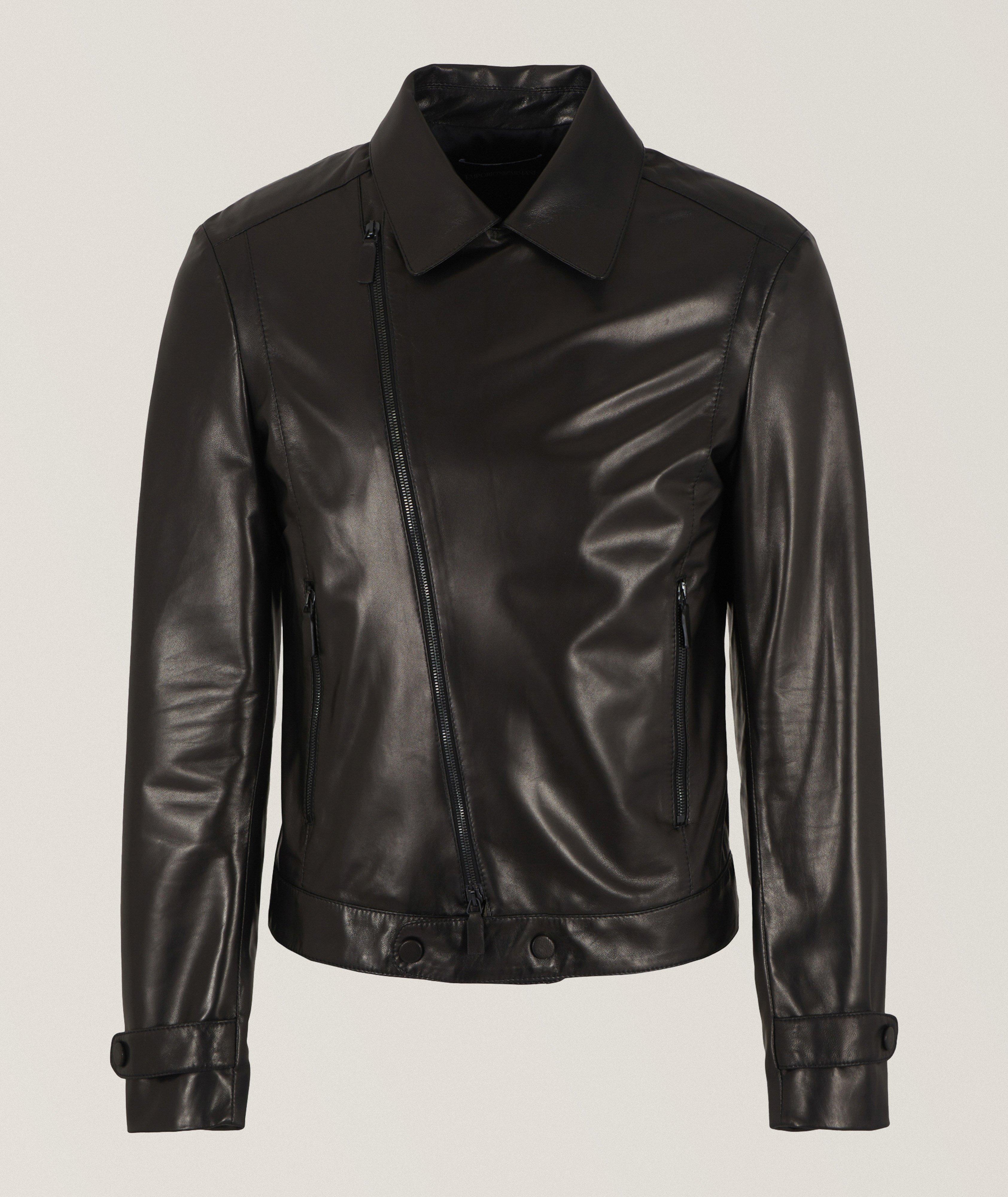 Nappa Leather Biker Jacket image 0