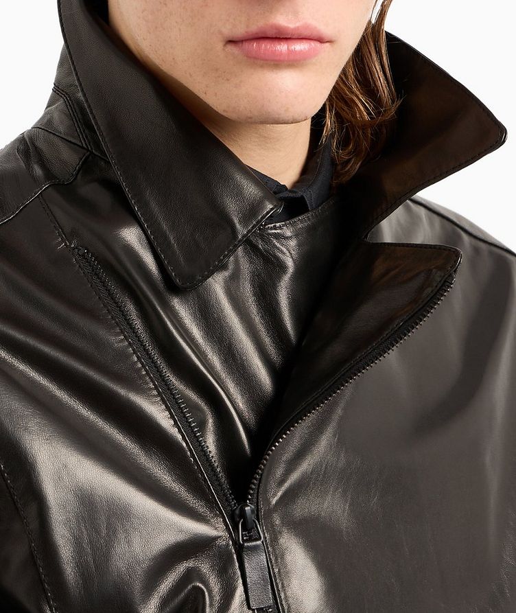 Nappa Leather Biker Jacket image 3