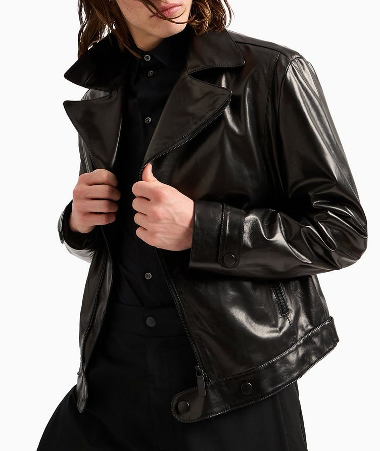 Nappa Leather Biker Jacket image 4