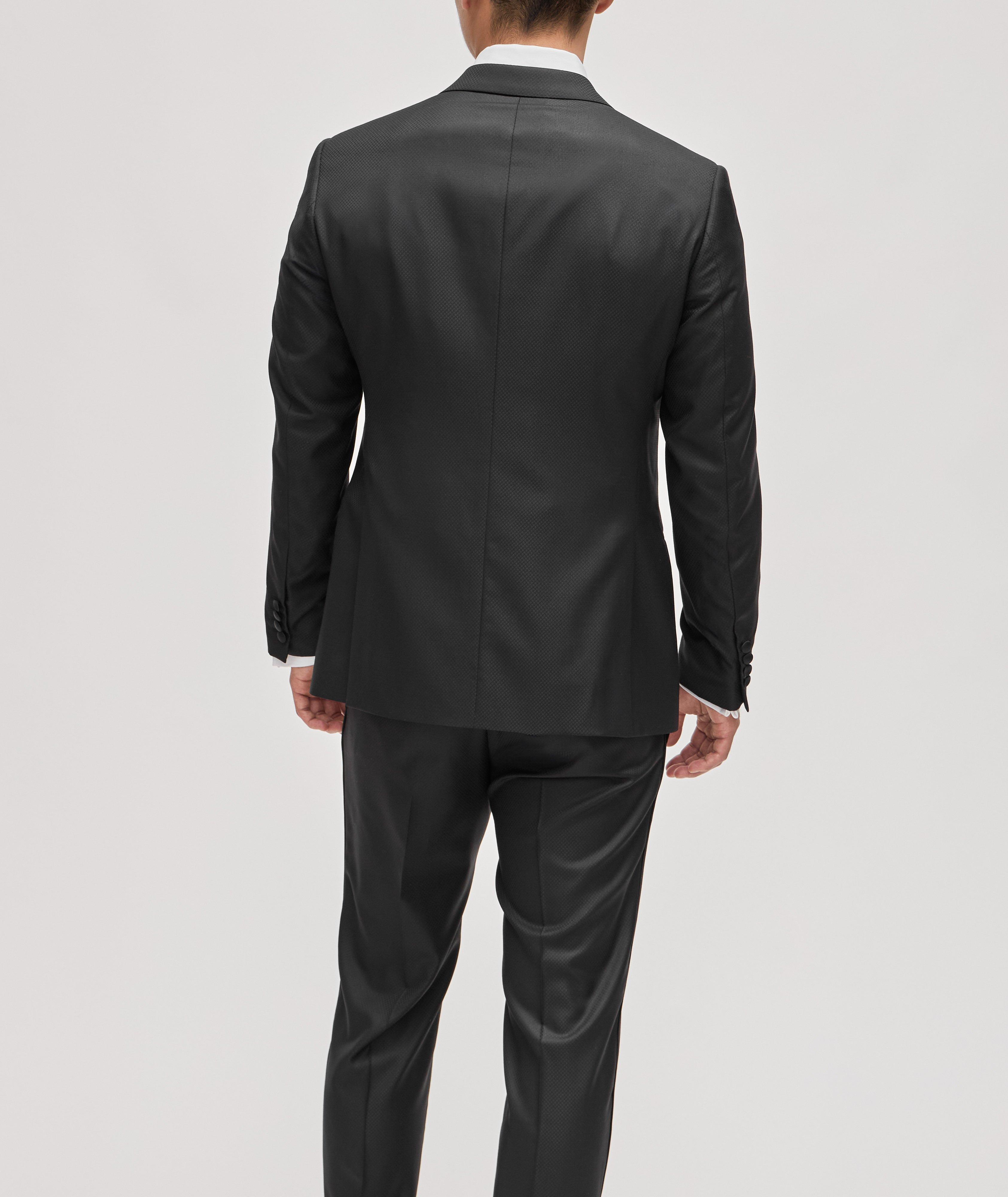 G-line Wool Silk Jacquard Tuxedo