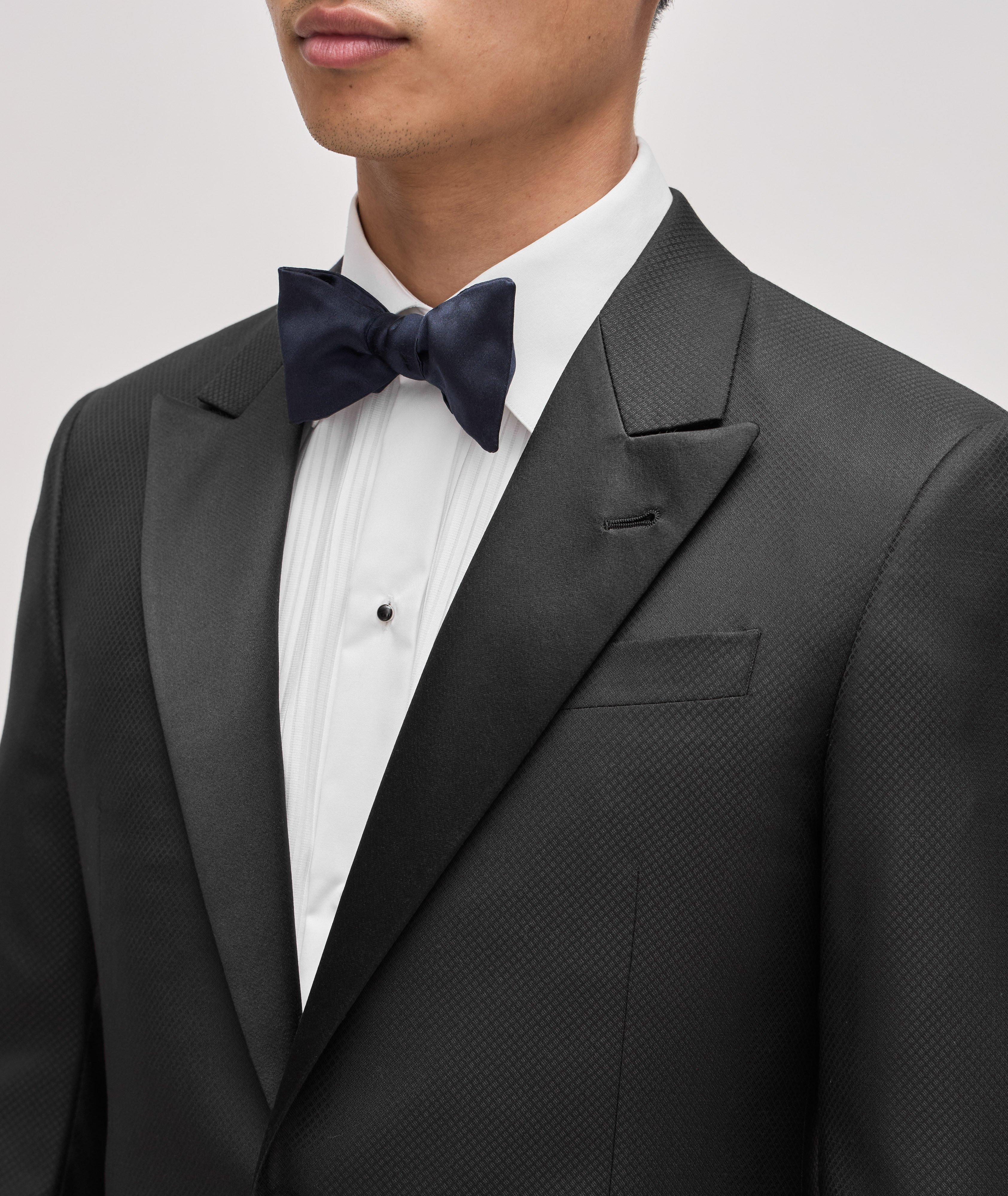 G-line Wool Silk Jacquard Tuxedo