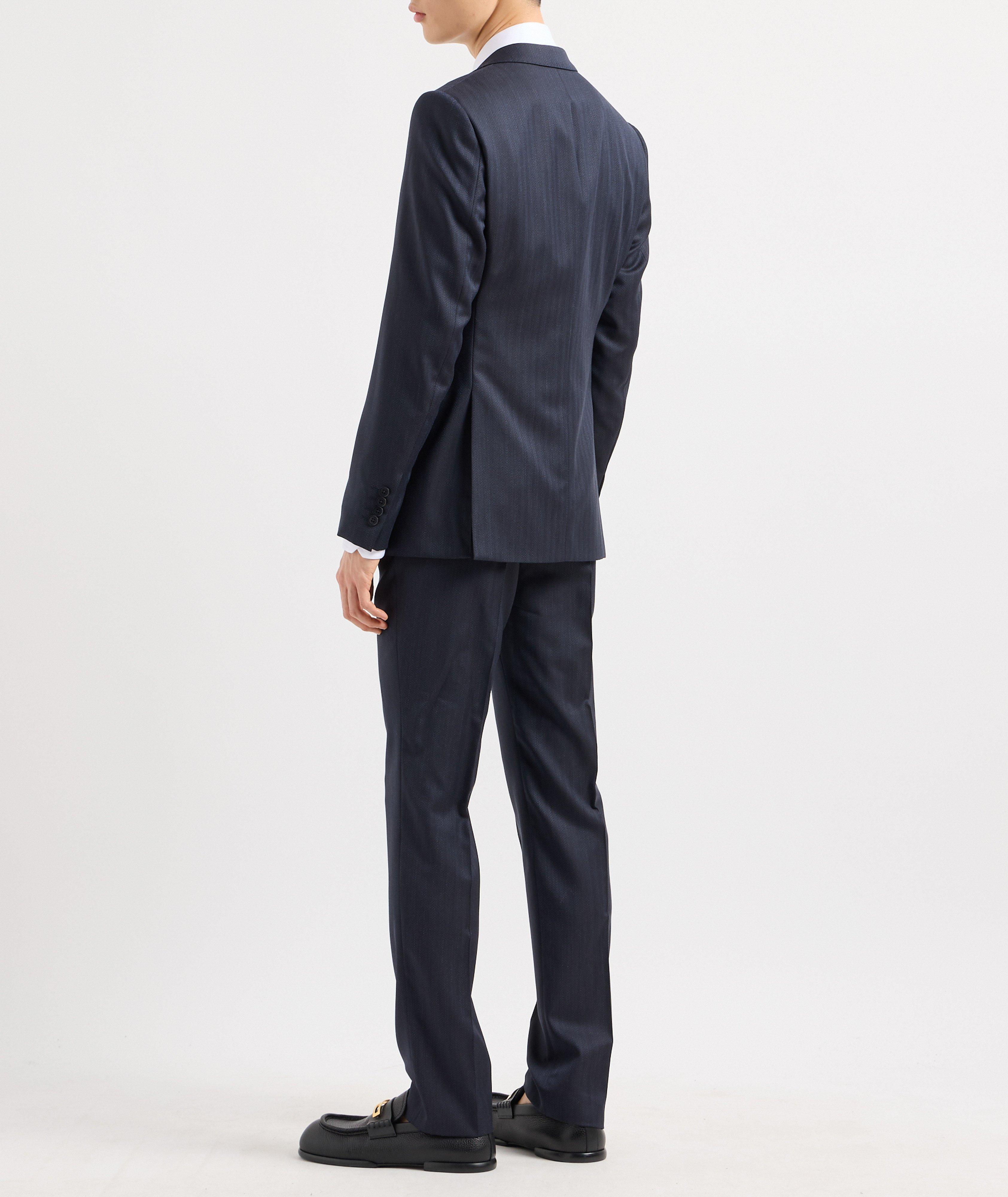 M-Line Pick Stitched Virgin Wool Suit  image 2