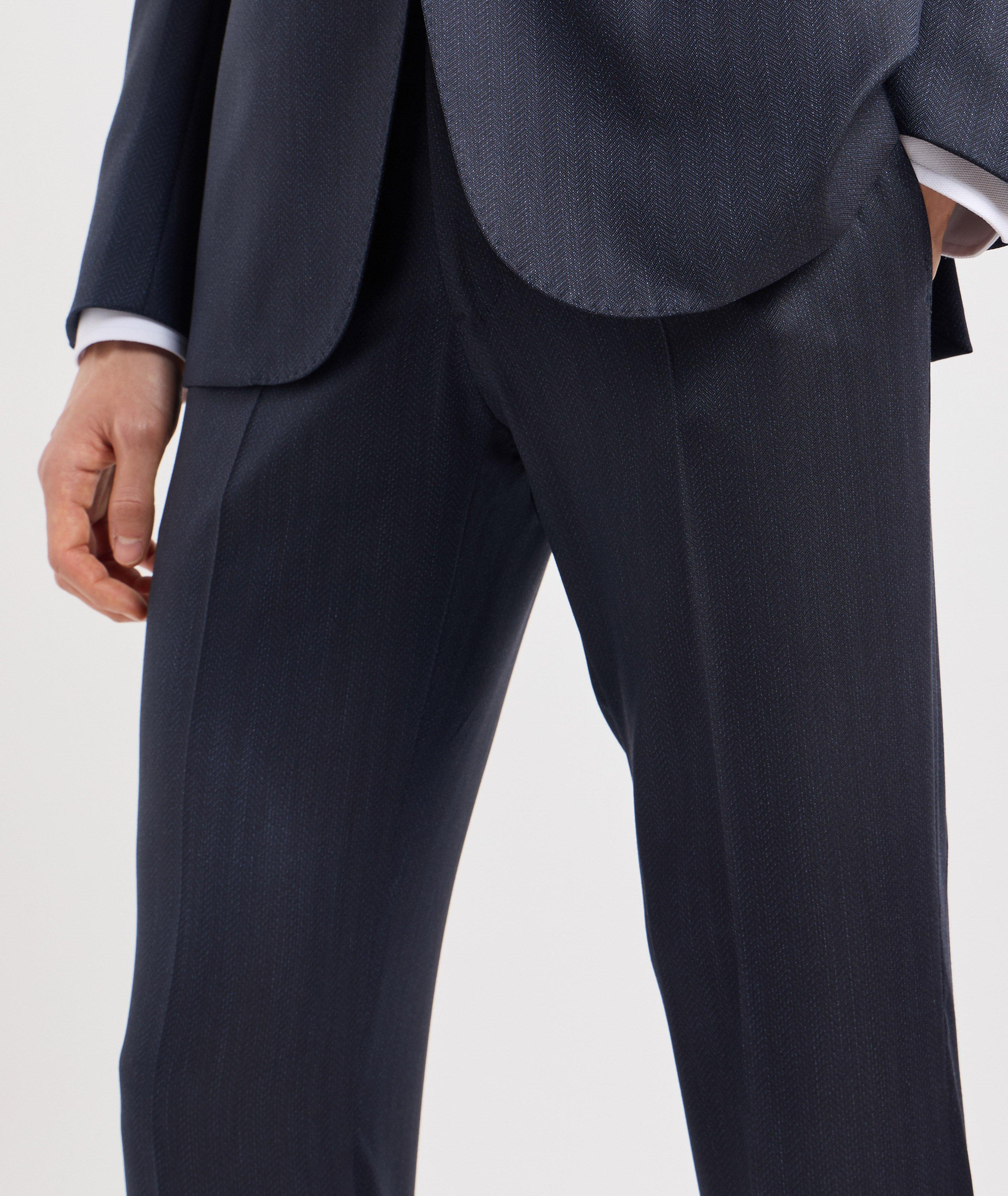 M-Line Pick Stitched Virgin Wool Suit  image 4