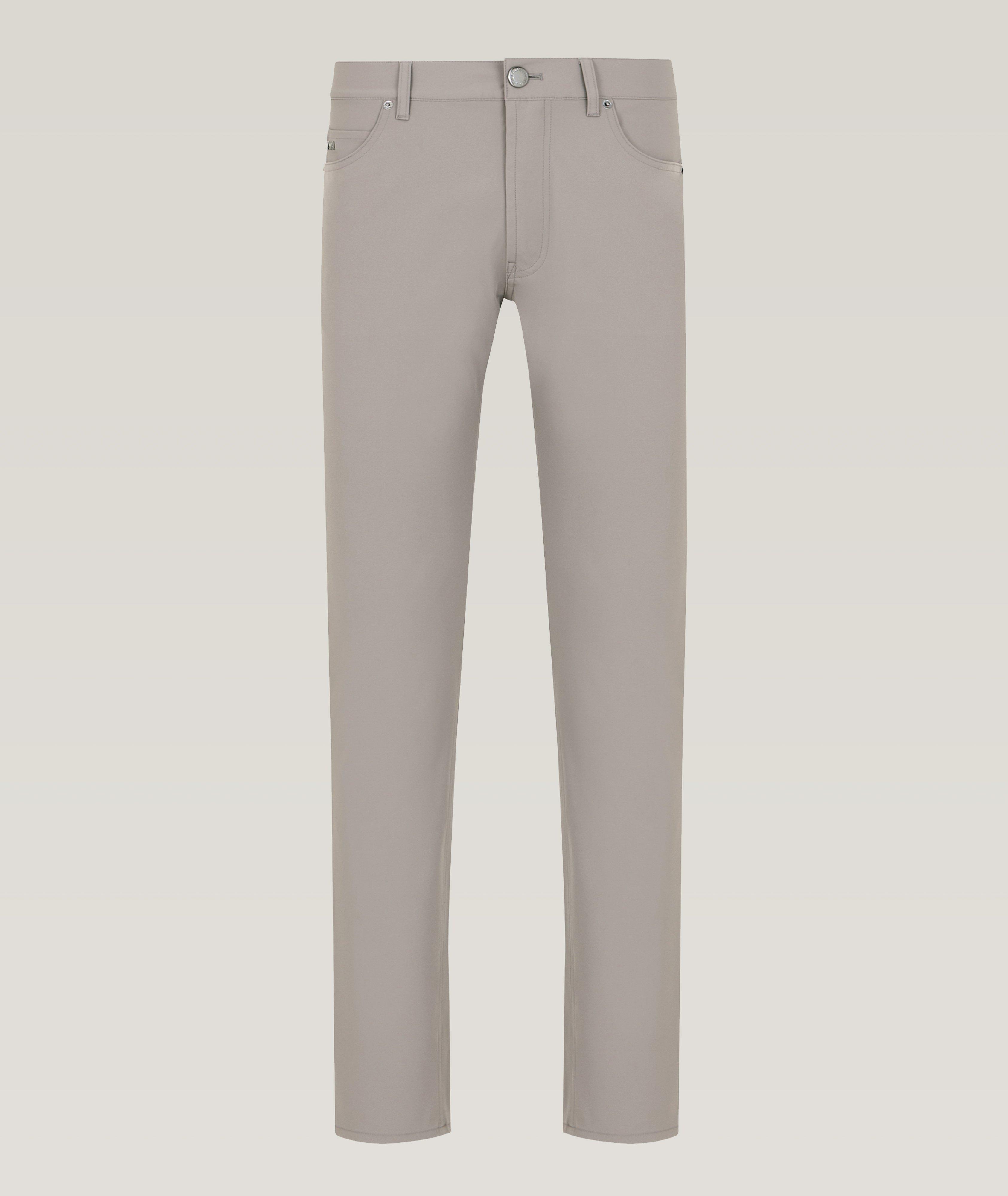 Five-Pocket Style Stretch-Cotton Pants image 0