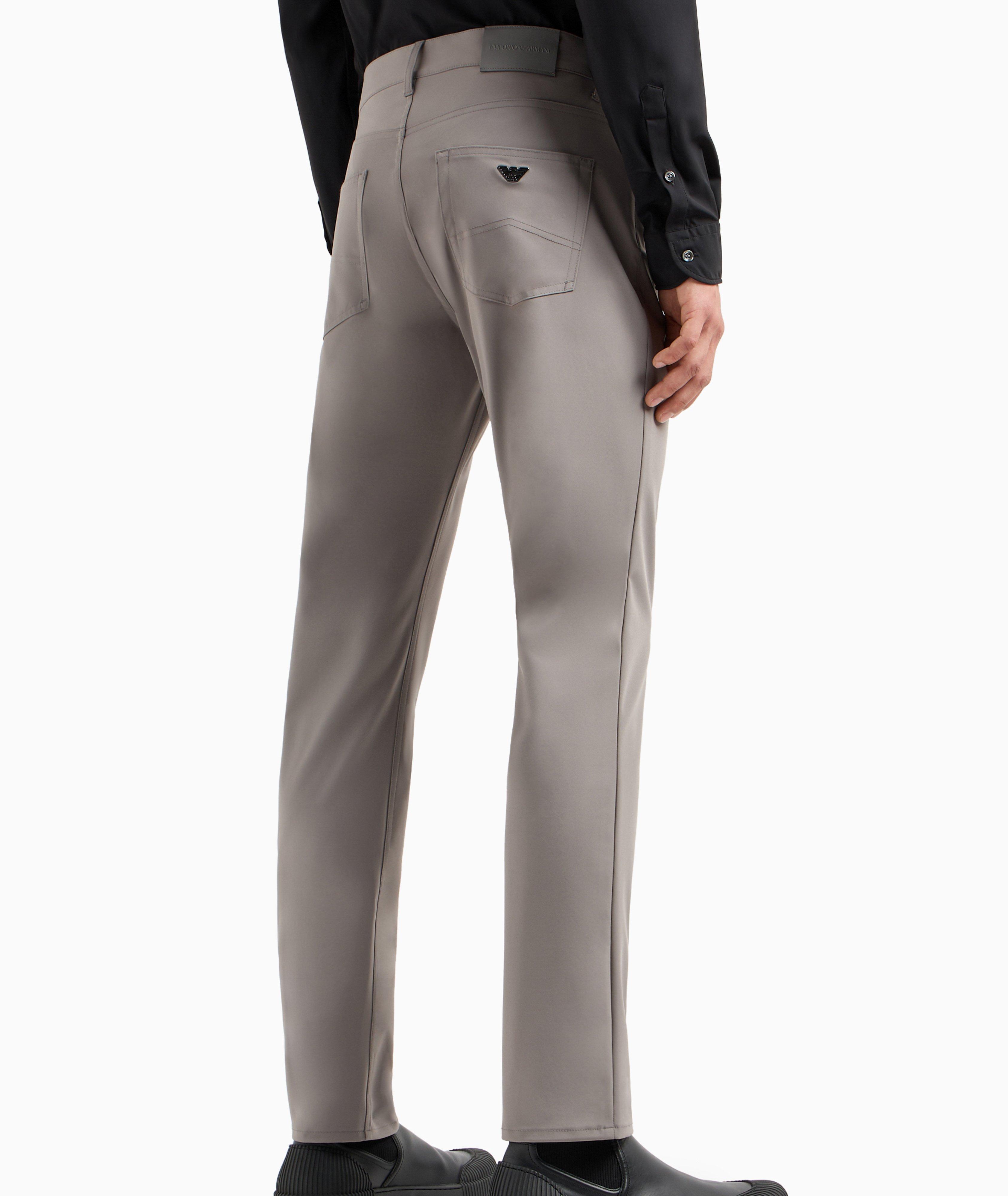 Five-Pocket Style Stretch-Cotton Pants image 2