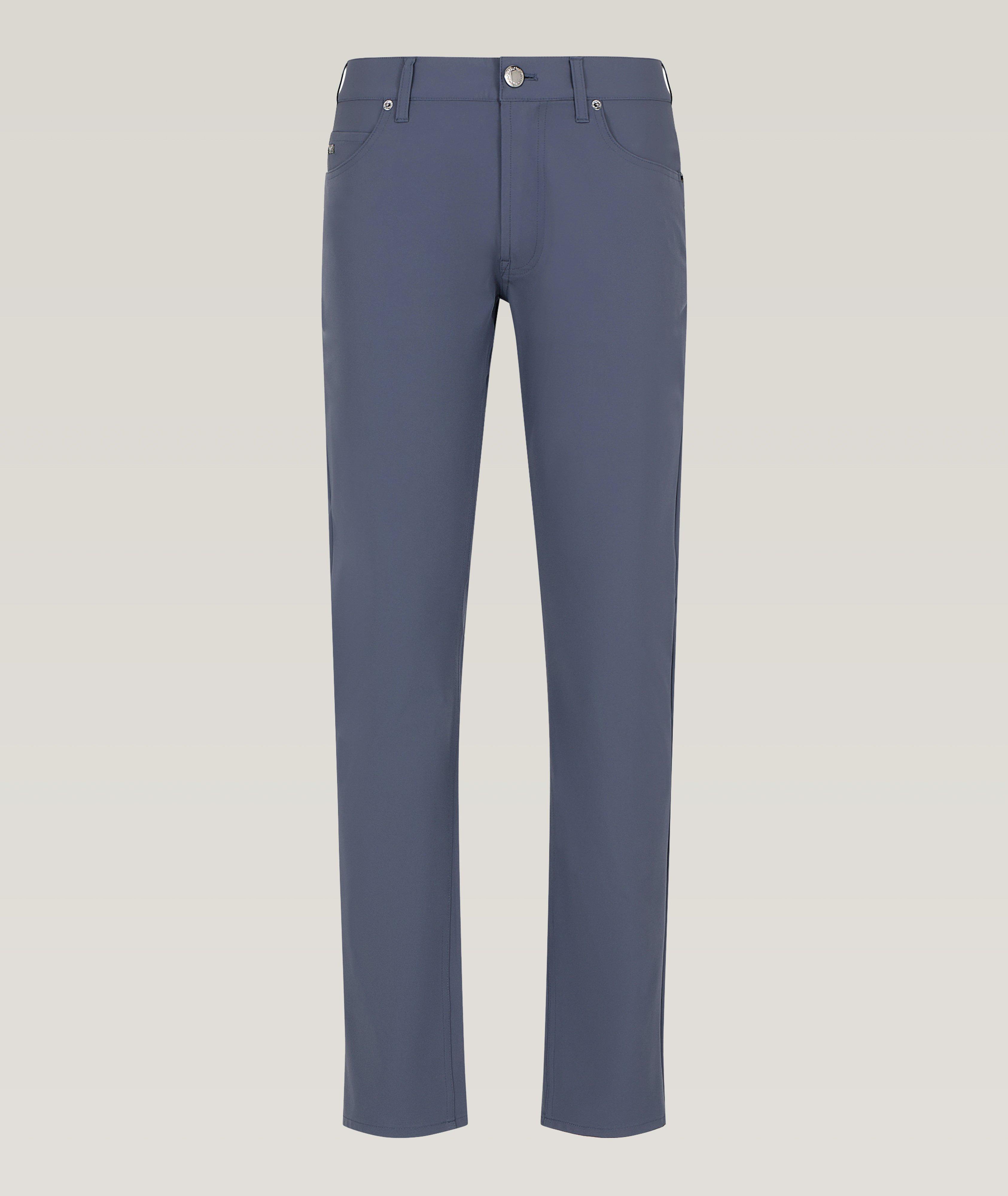 Five-Pocket Style Stretch-Cotton Pants image 0