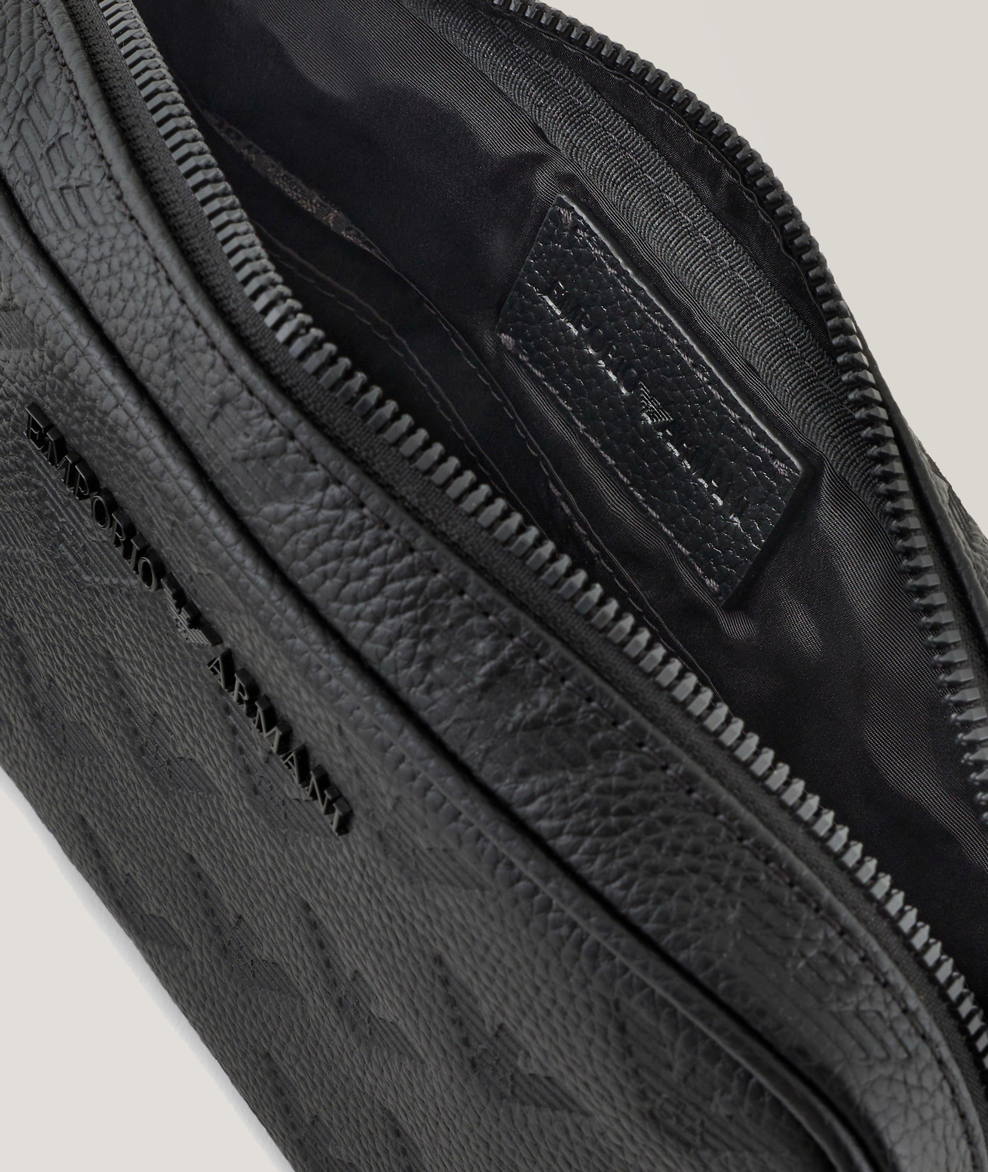 Tonal Embossed Eagle Toiletry Bag