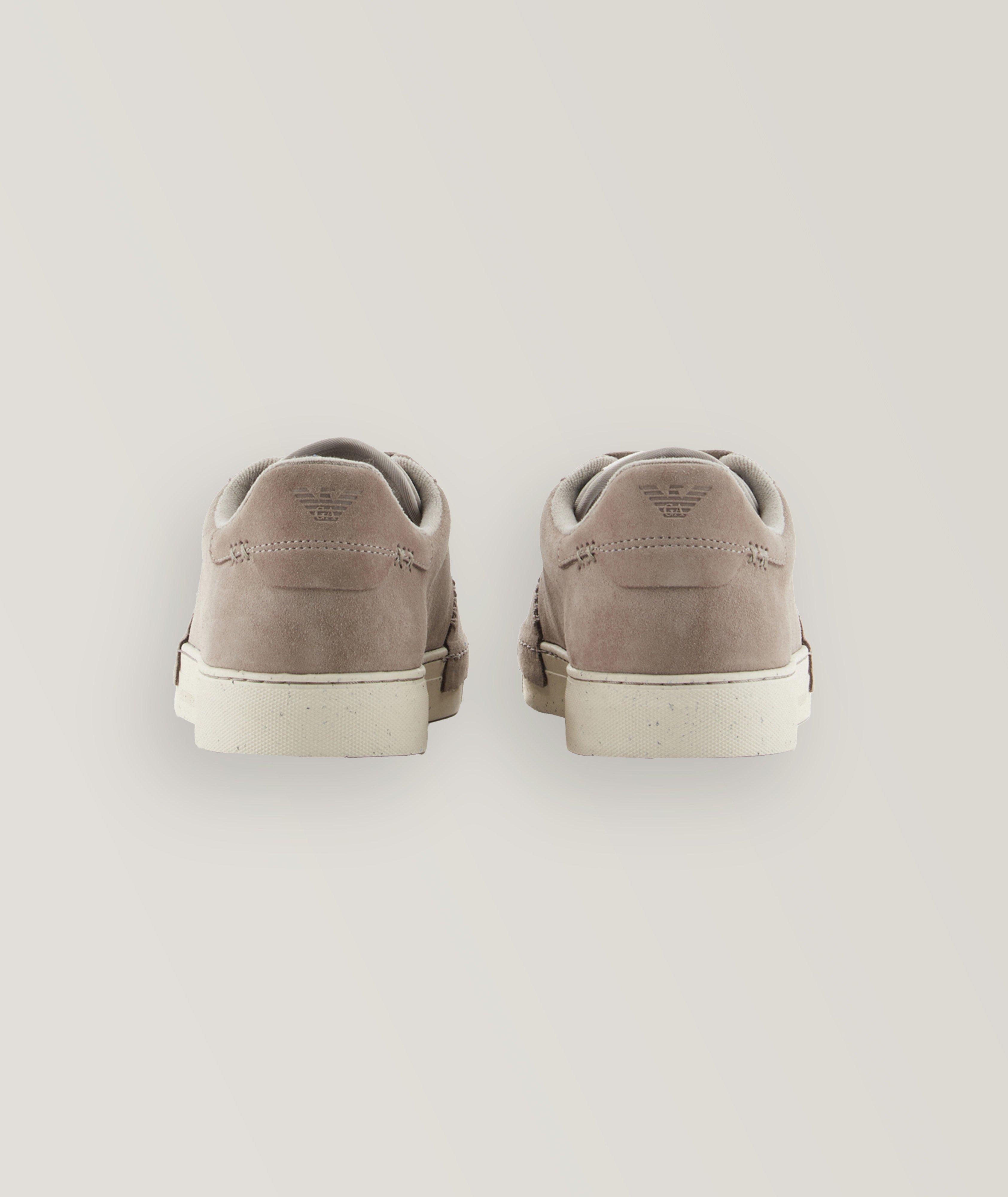 Chaussure sport sectionnée en suède image 1