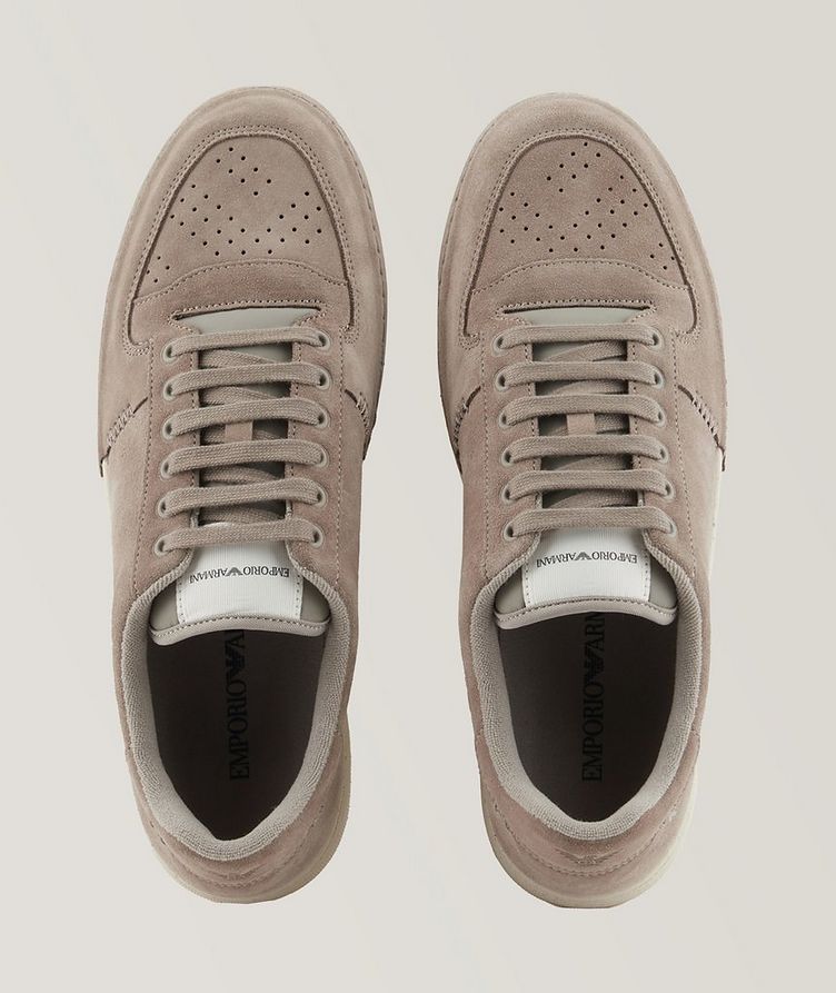 Suede Micro Perforated Sneakers image 3