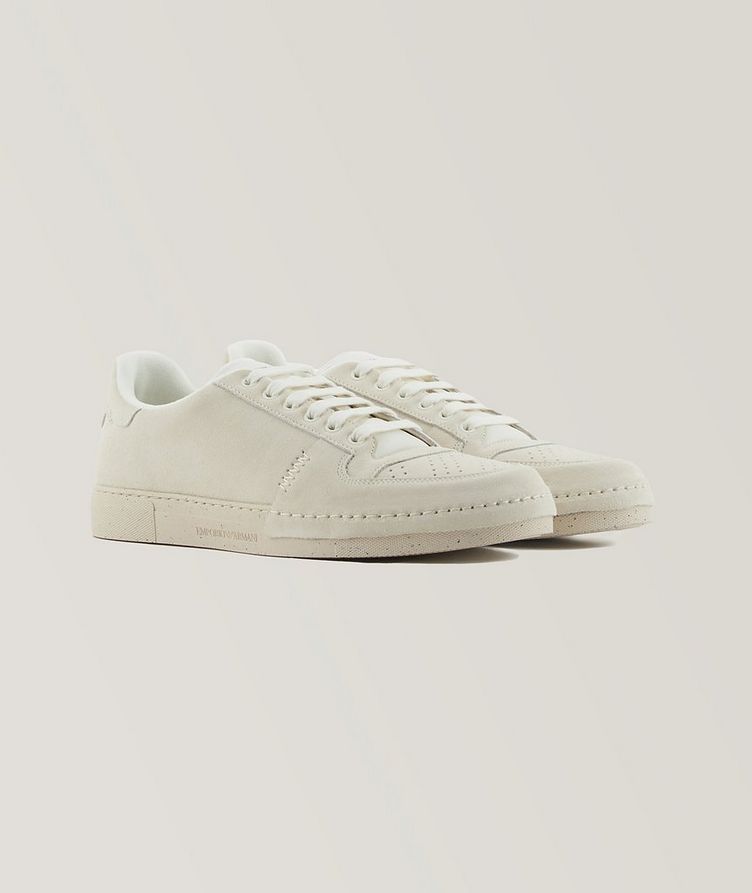 Suede Micro Perforated Sneakers image 1