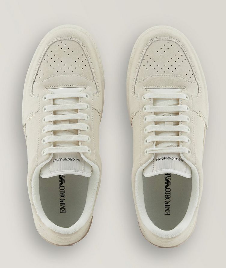 Suede Micro Perforated Sneakers image 3