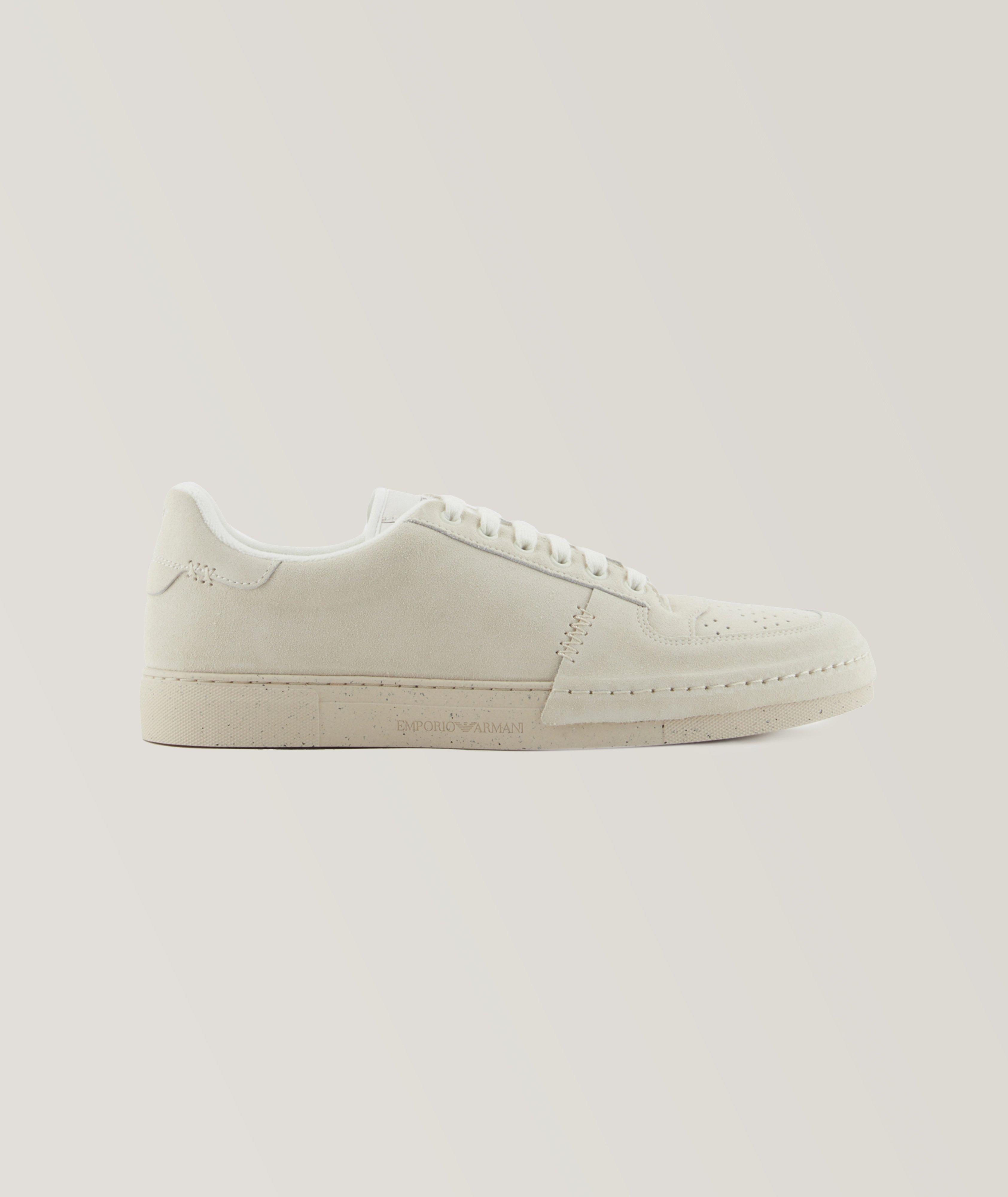 Suede Micro Perforated Sneakers image 0