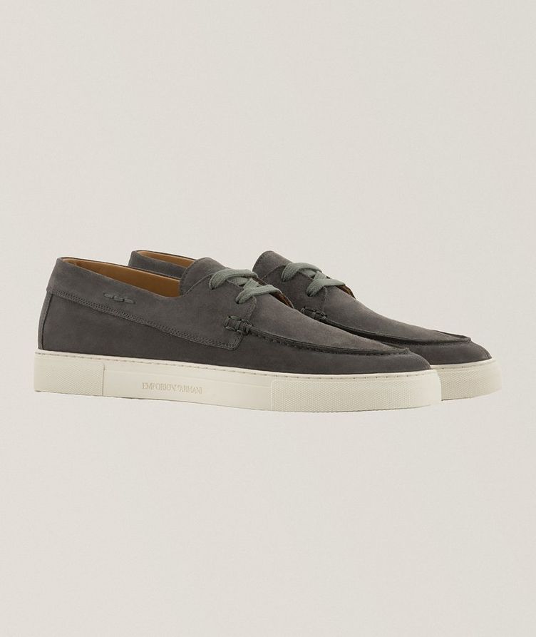 Crust Leather Boat Shoes image 1
