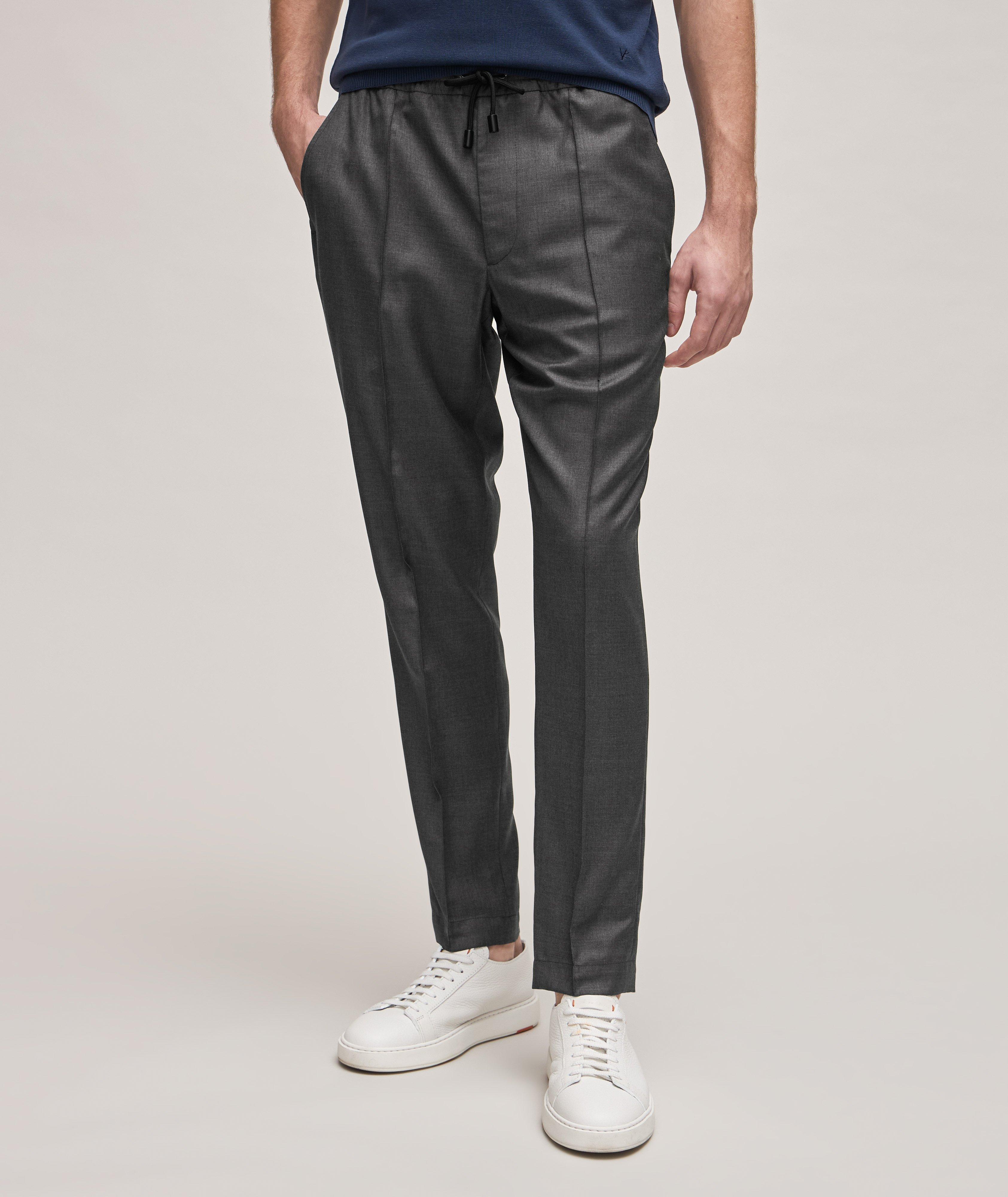 Wool Drawstring Trousers image 1