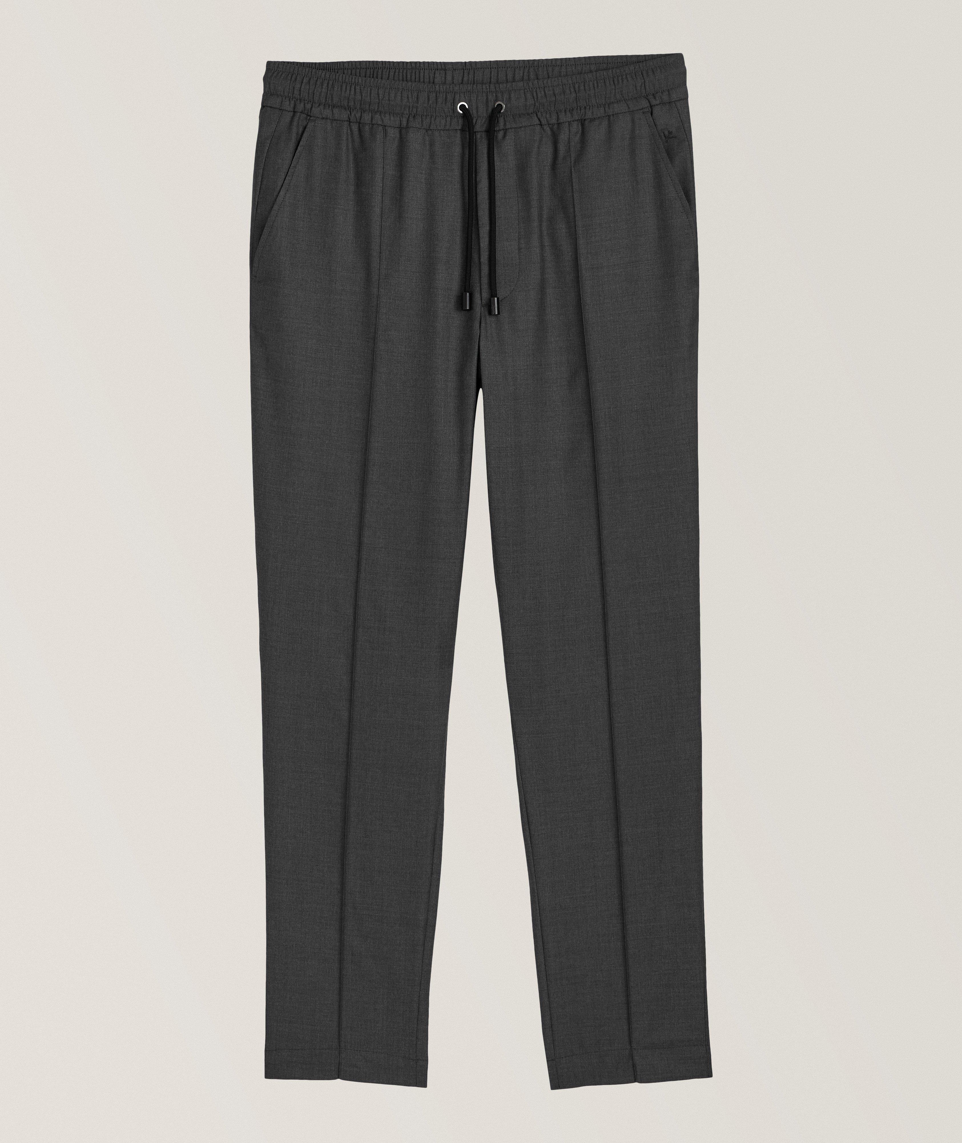 Wool Drawstring Trousers image 0