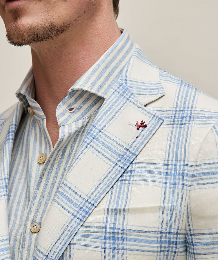 Capri Plaid Wool, Cashmere & Silk Sport Jacket image 3
