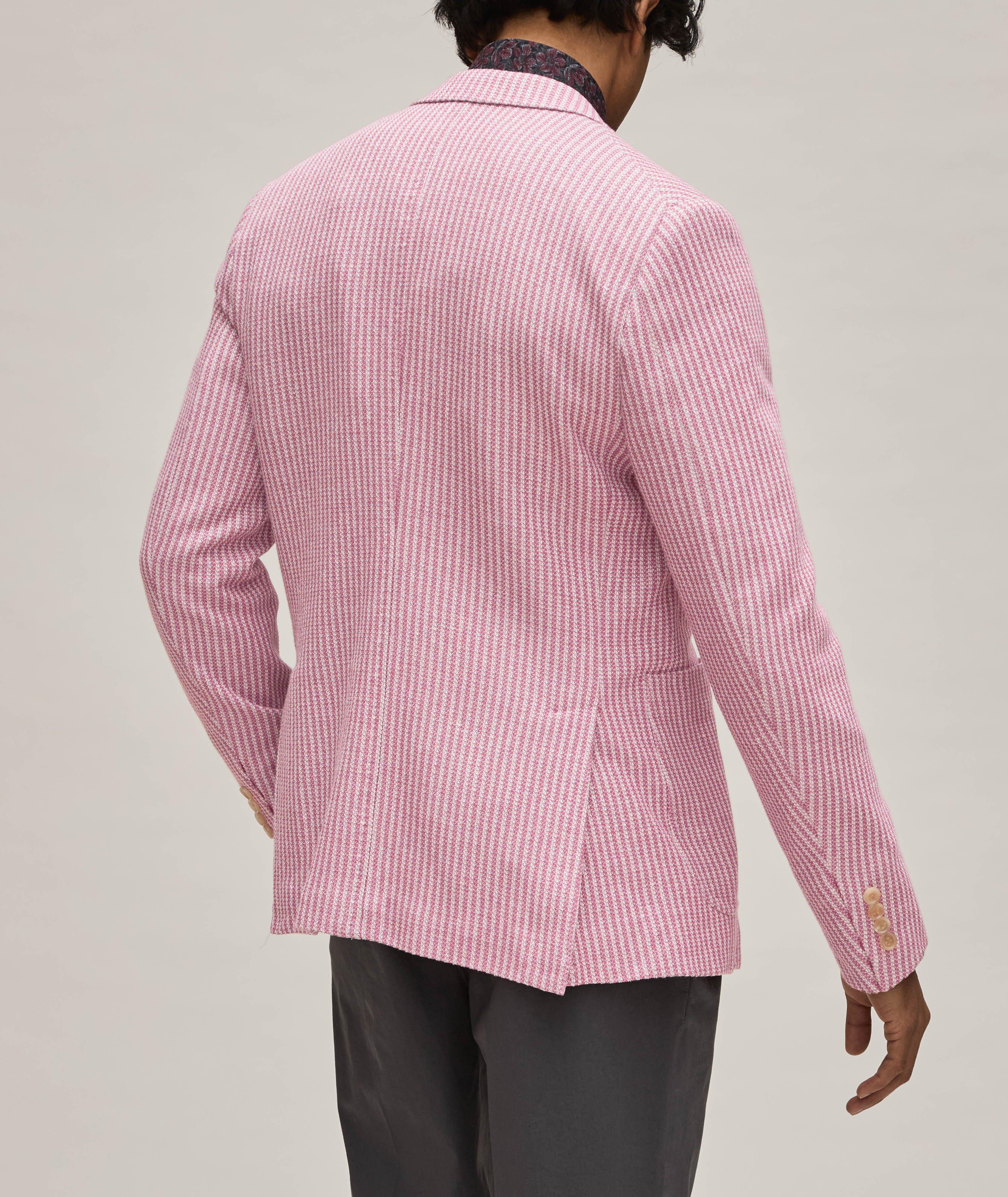 Capri Houndstooth Cotton-Blend Sport Jacket