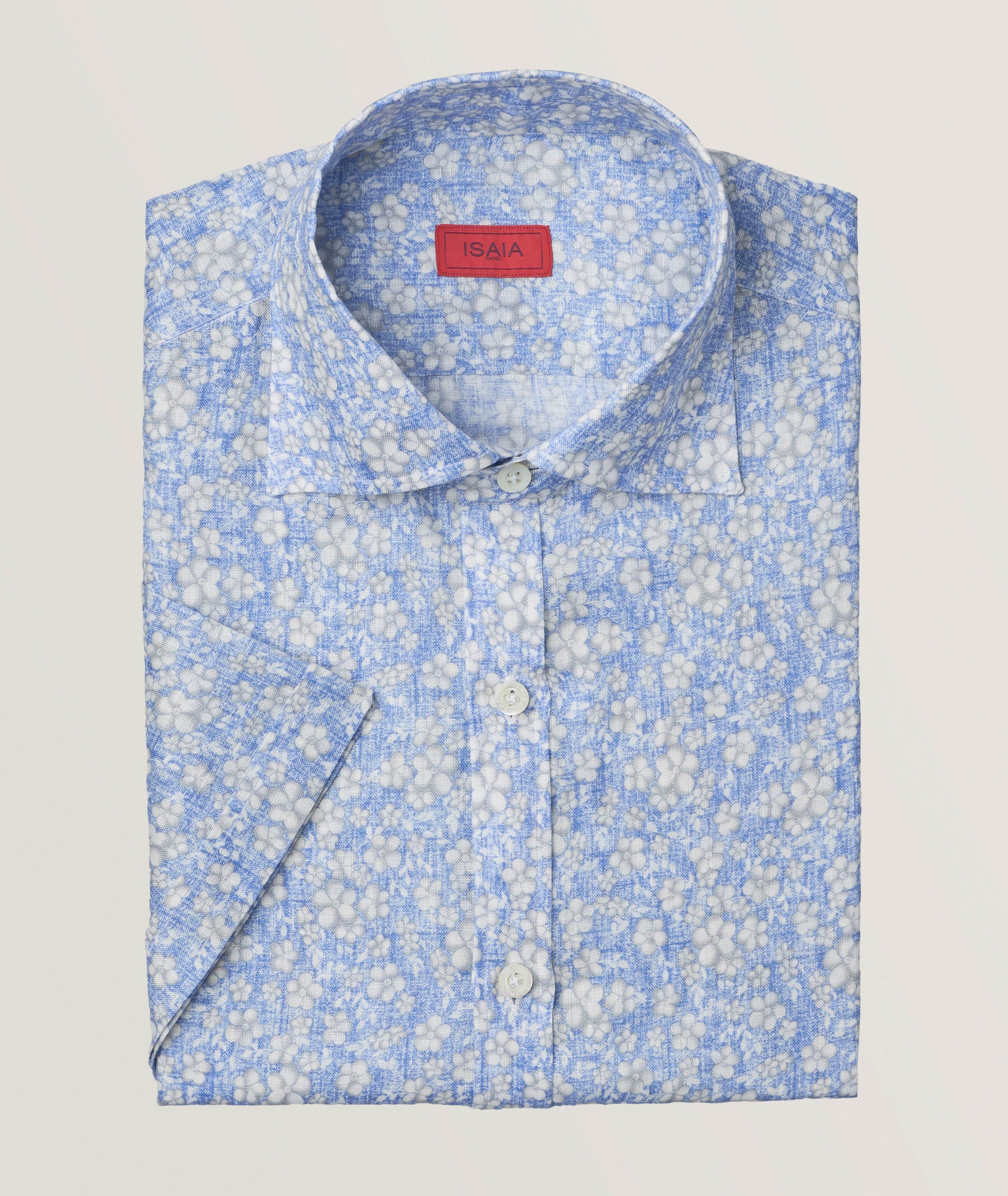 Floral Linen Sport Shirt image 0