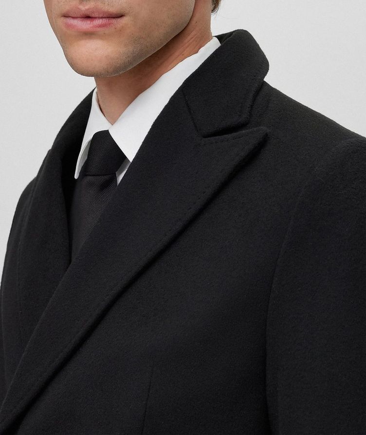Double-Breasted Wool-Cashmere Overcoat image 3