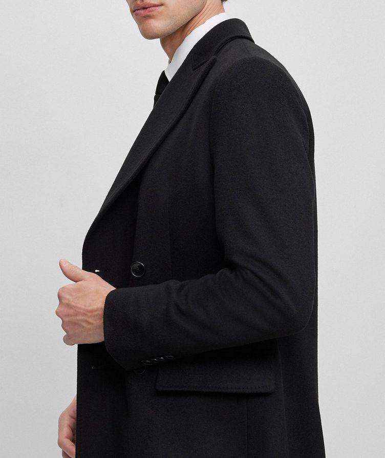 Double-Breasted Wool-Cashmere Overcoat image 4