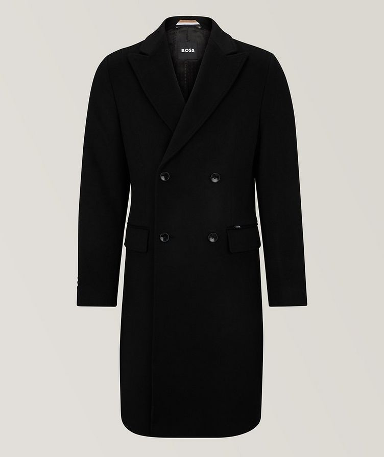 Double-Breasted Wool-Cashmere Overcoat image 0