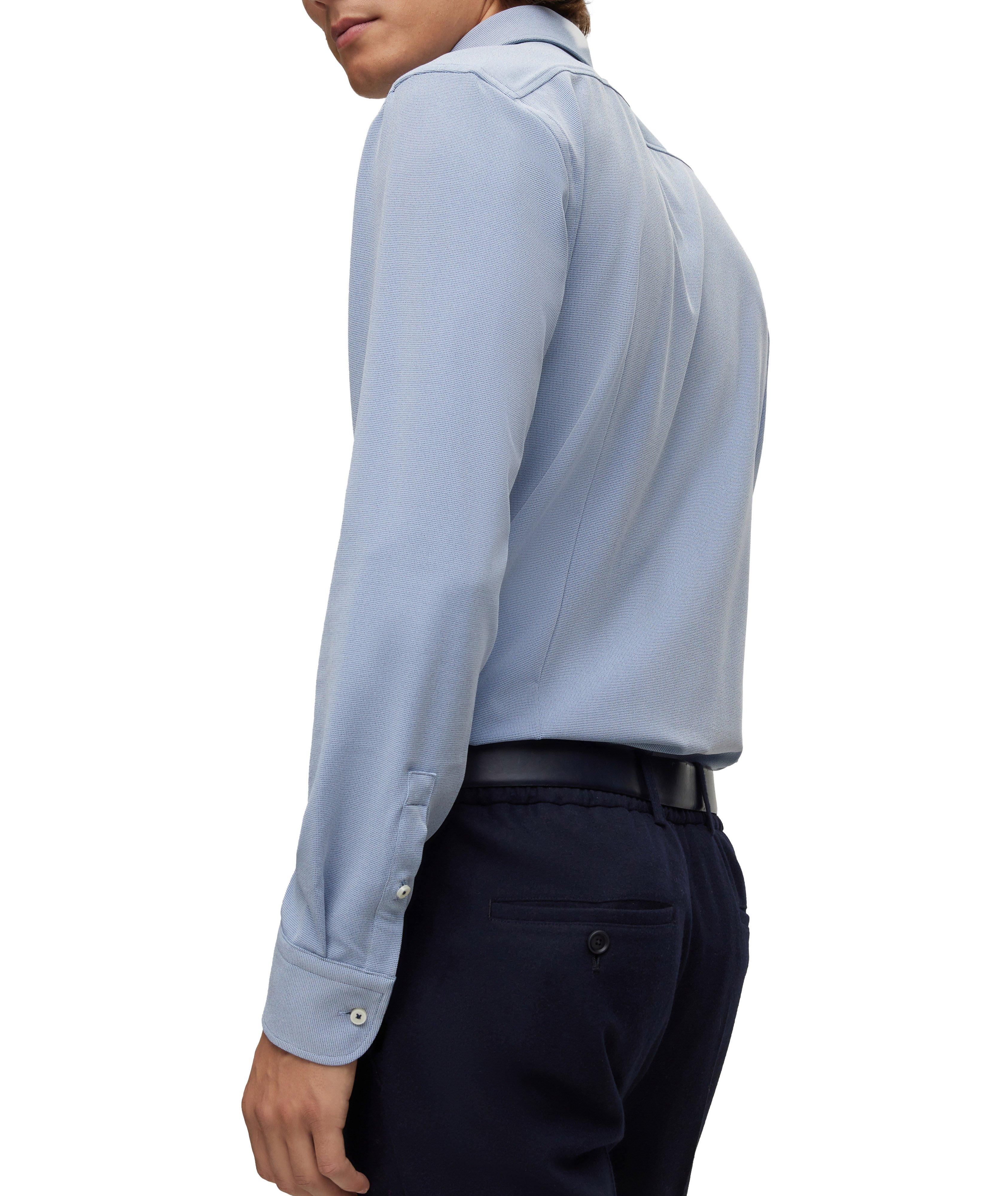 Slim Fit Cotton Poplin Dress Shirt image 4