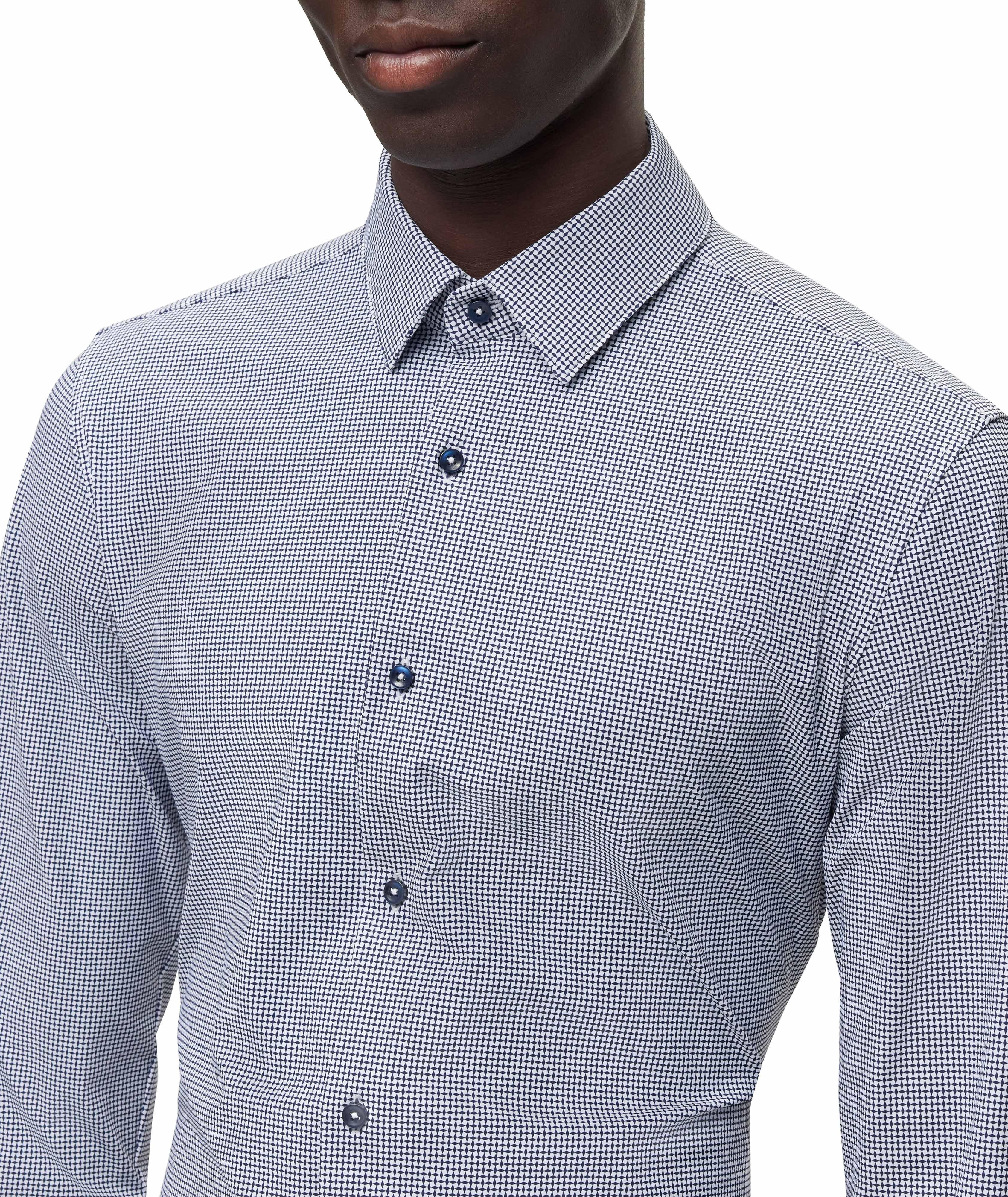 Slim Fit Cotton Poplin Dress Shirt image 3