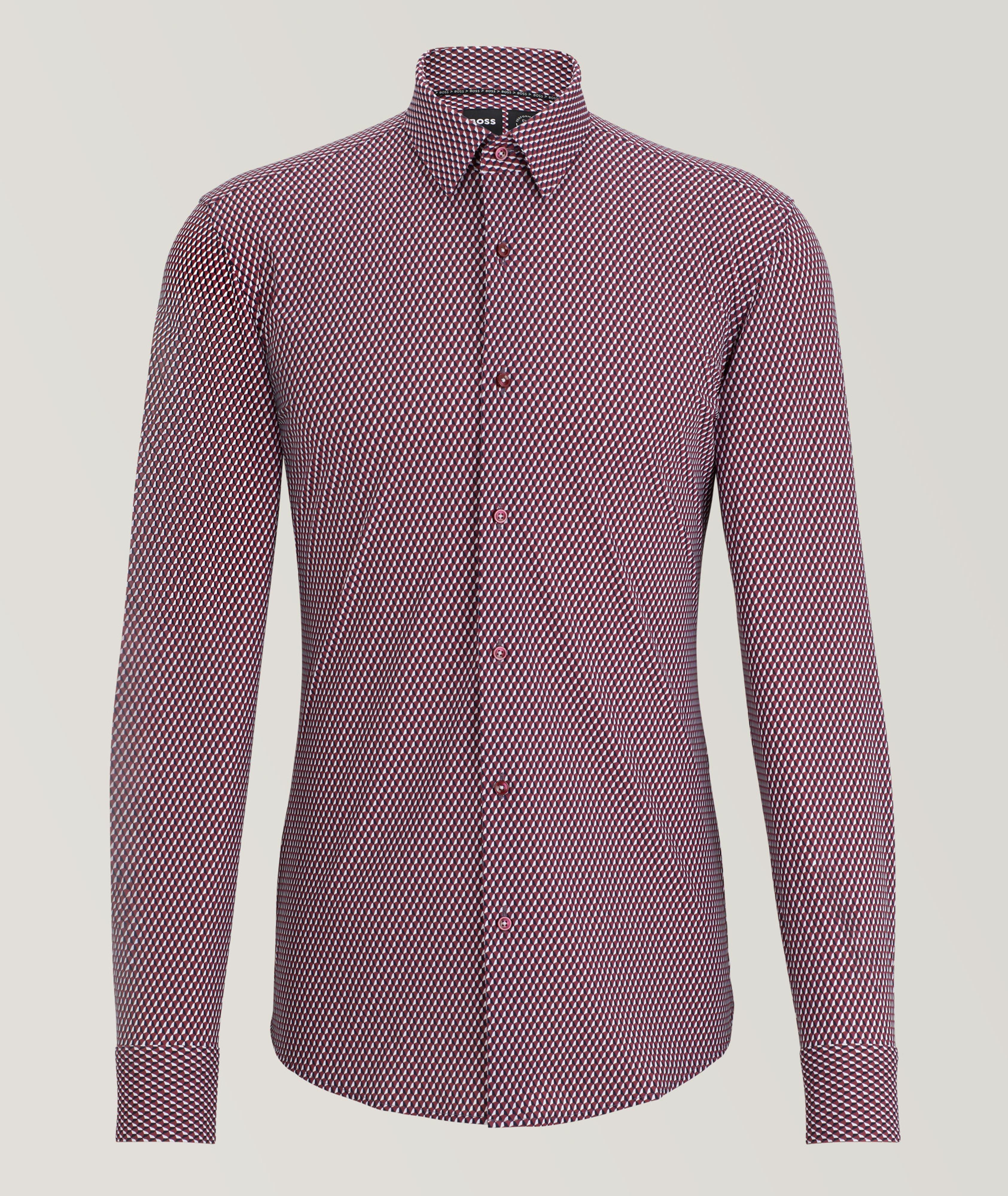 Slim Fit Performance-Stretch Dress Shirt image 0