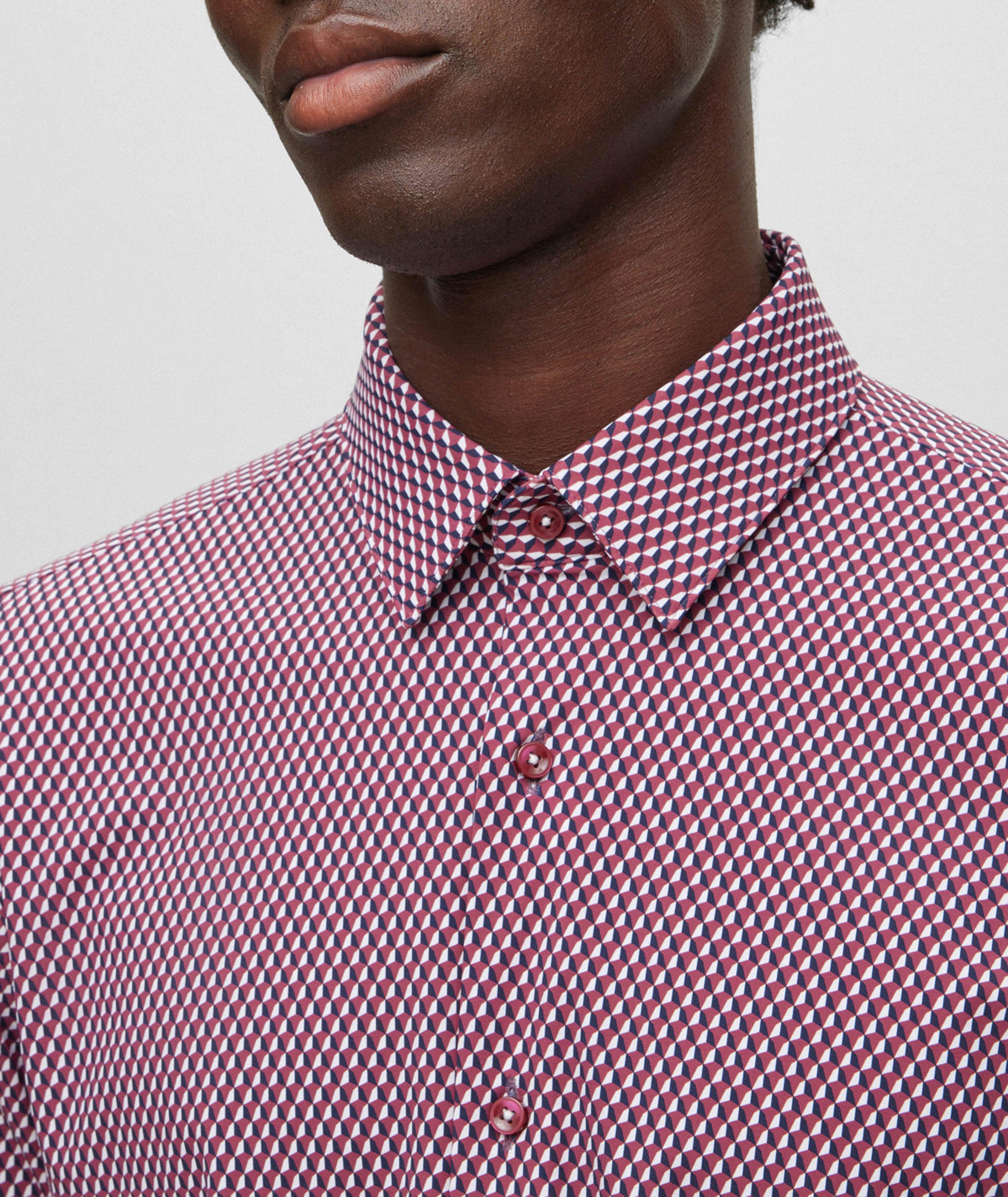Slim Fit Performance-Stretch Dress Shirt image 6