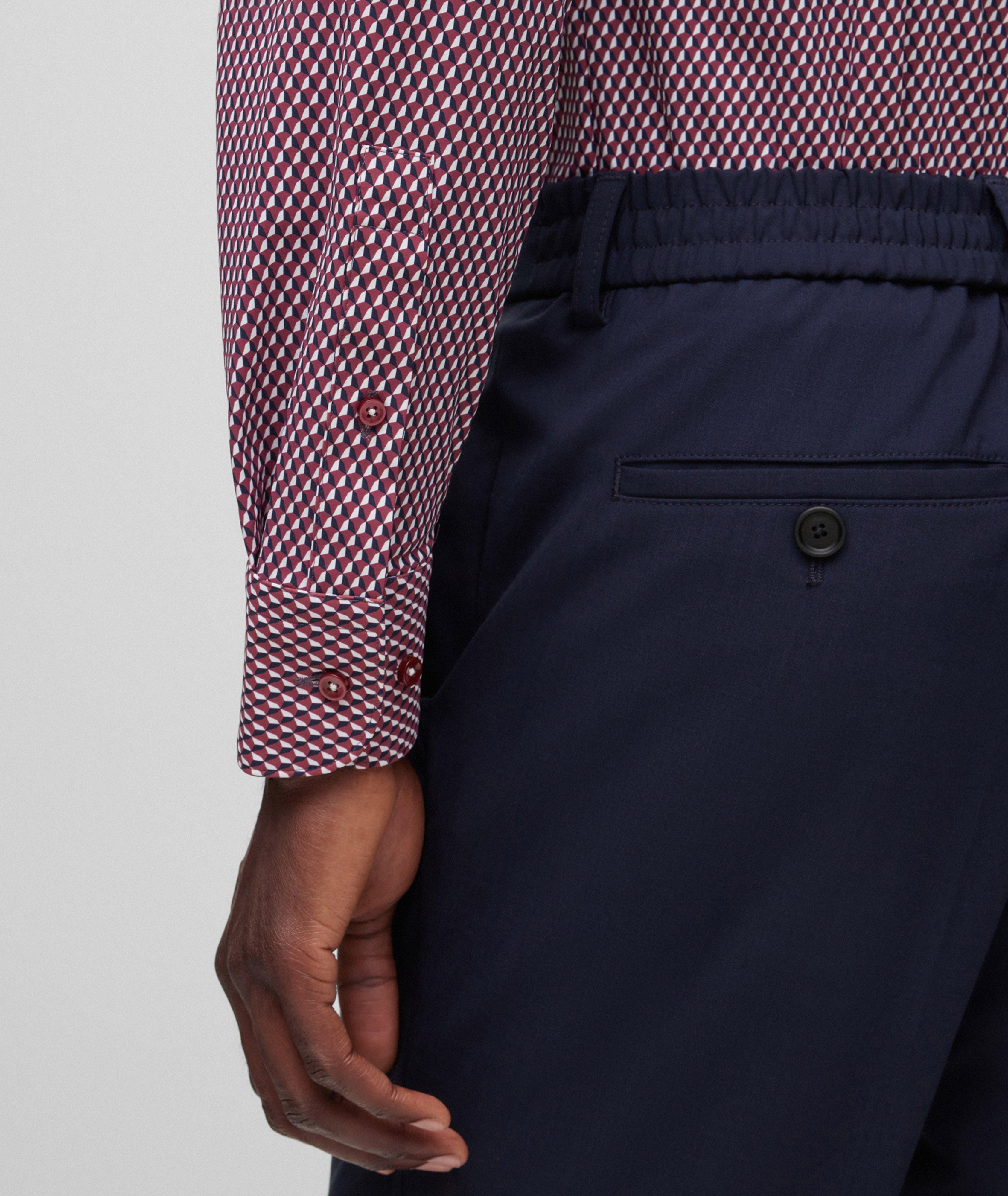 Slim Fit Performance-Stretch Dress Shirt image 7