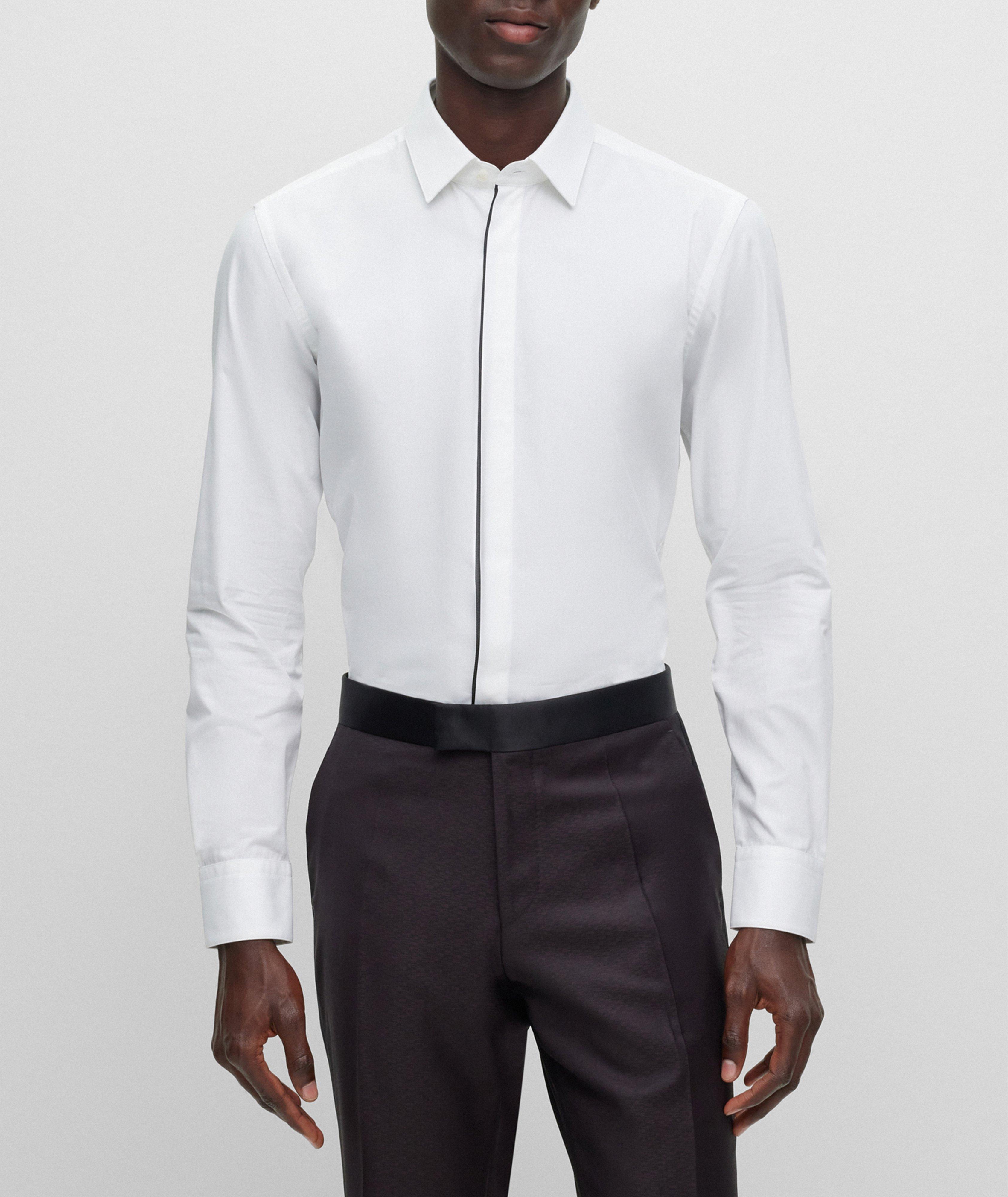 Stretch-Fabric Dress Shirt image 1