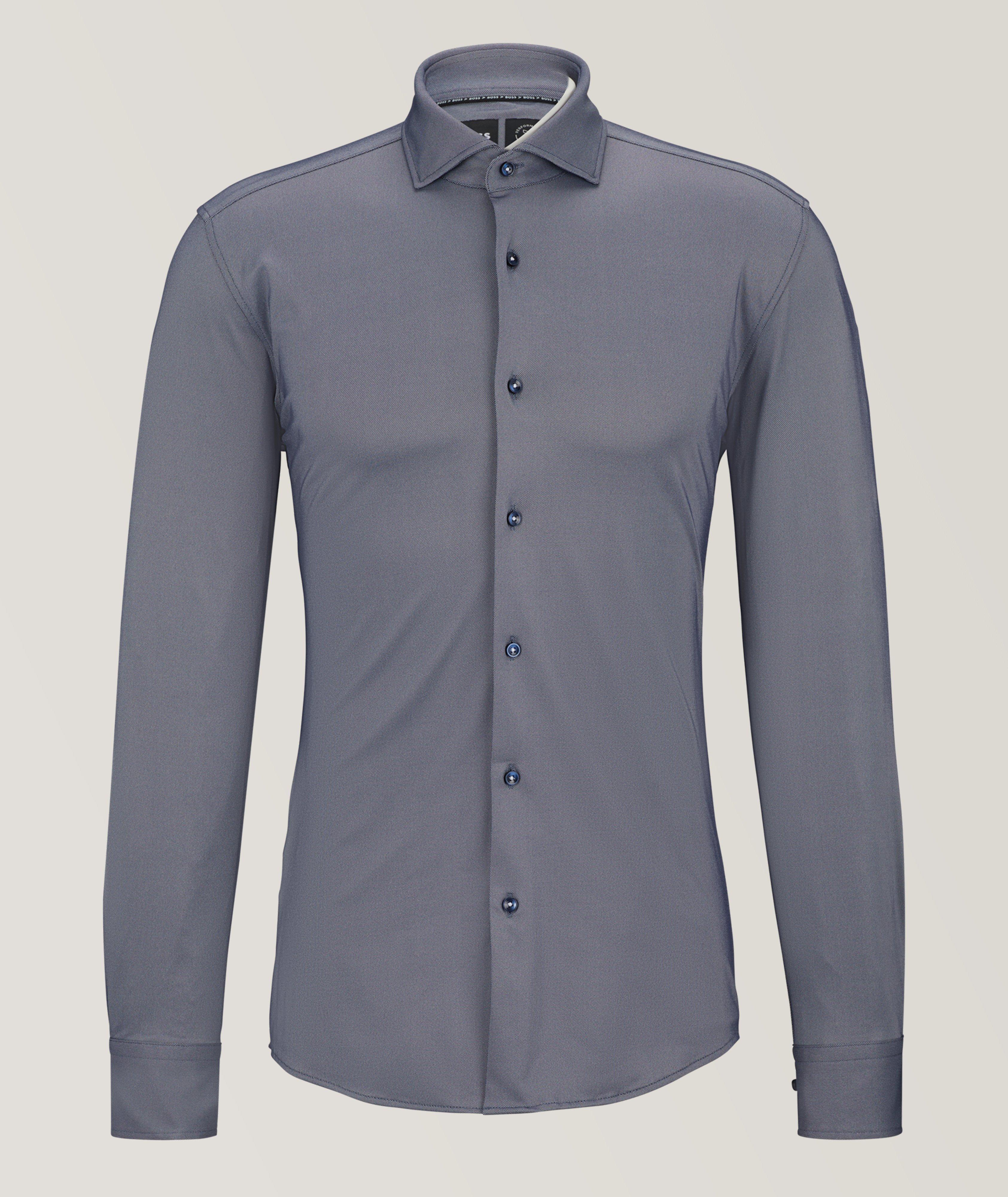 Stretch solid shirt Slim fit, Hörst, Shop Men's Semi-Tailored Dress  Shirts