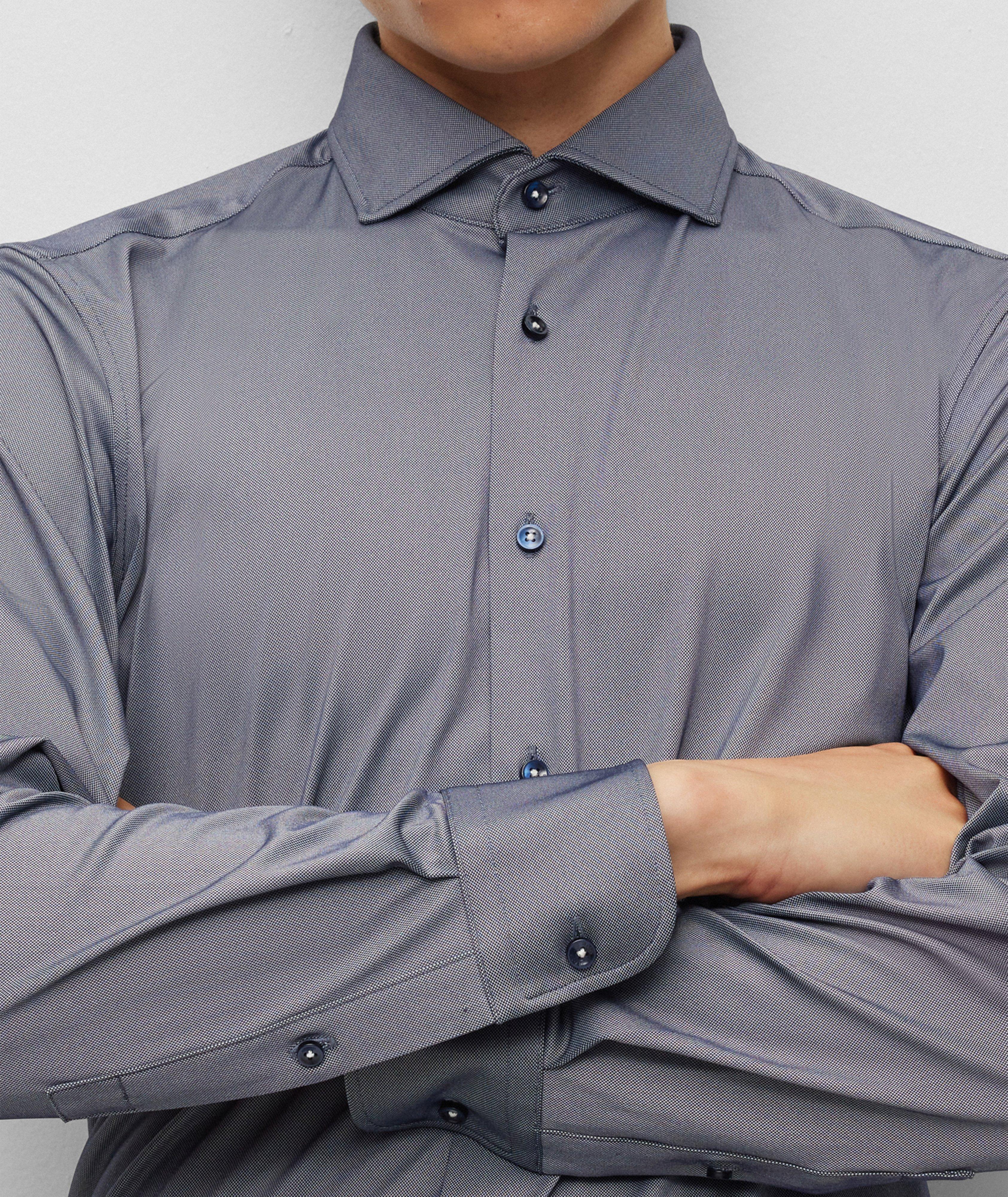 Slim-Fit Stretch-Fabric Dress Shirt image 3