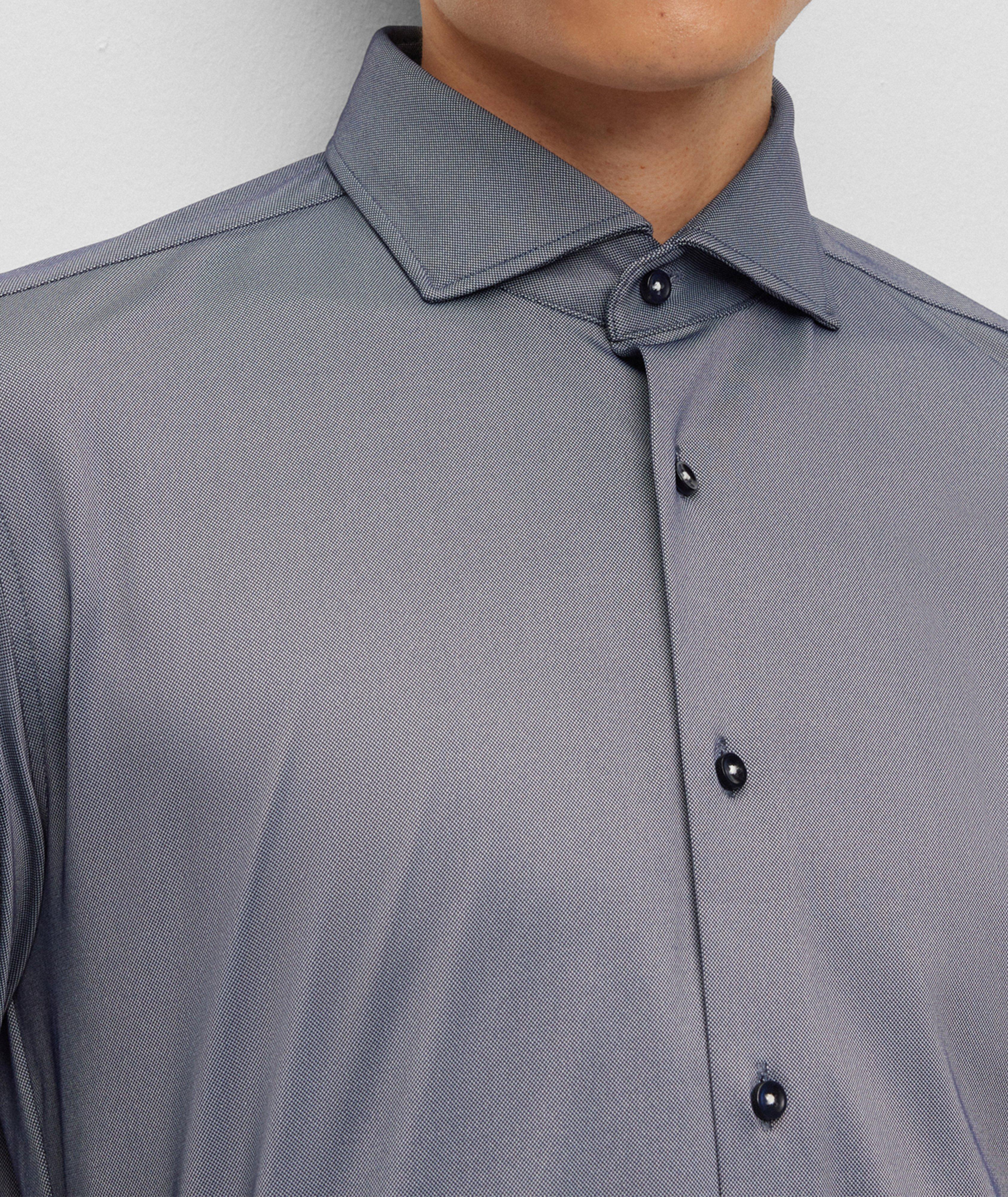 Slim-Fit Stretch-Fabric Dress Shirt image 4